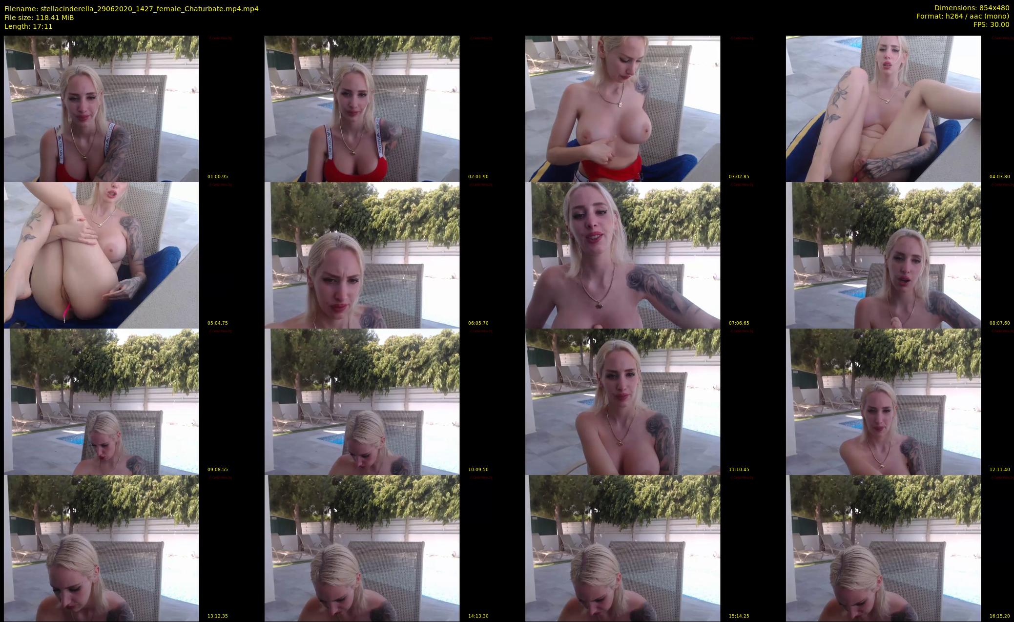 stellacinderella — 18 minute Chaturbate female cam show recording, 480p, Jun 29, 2020