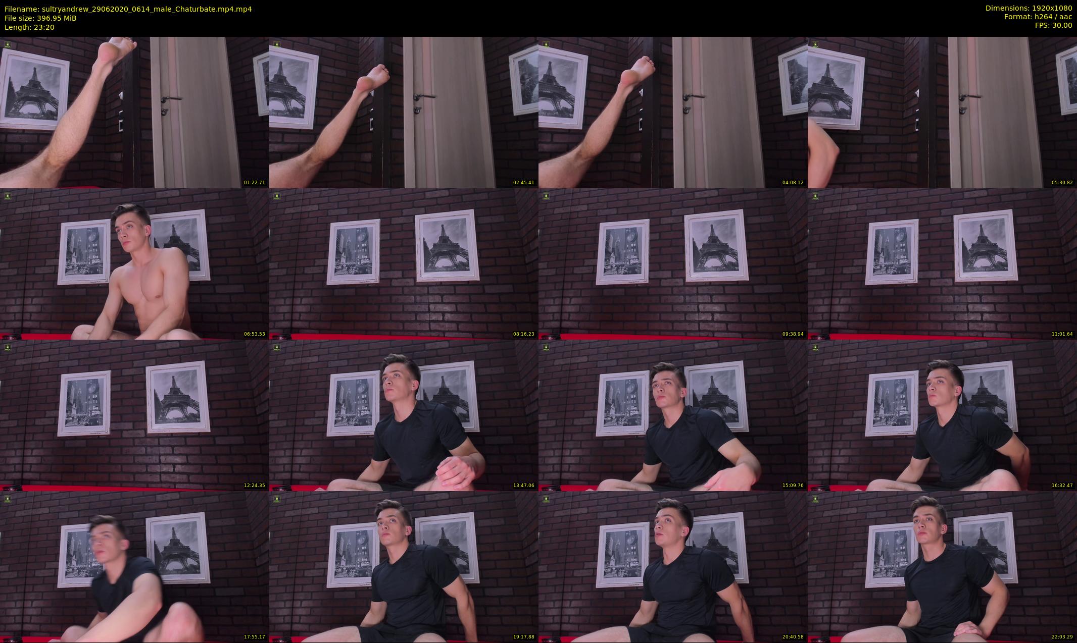 sultryandrew — 24 minute Chaturbate male cam show recording, 1080p, Jun 29, 2020