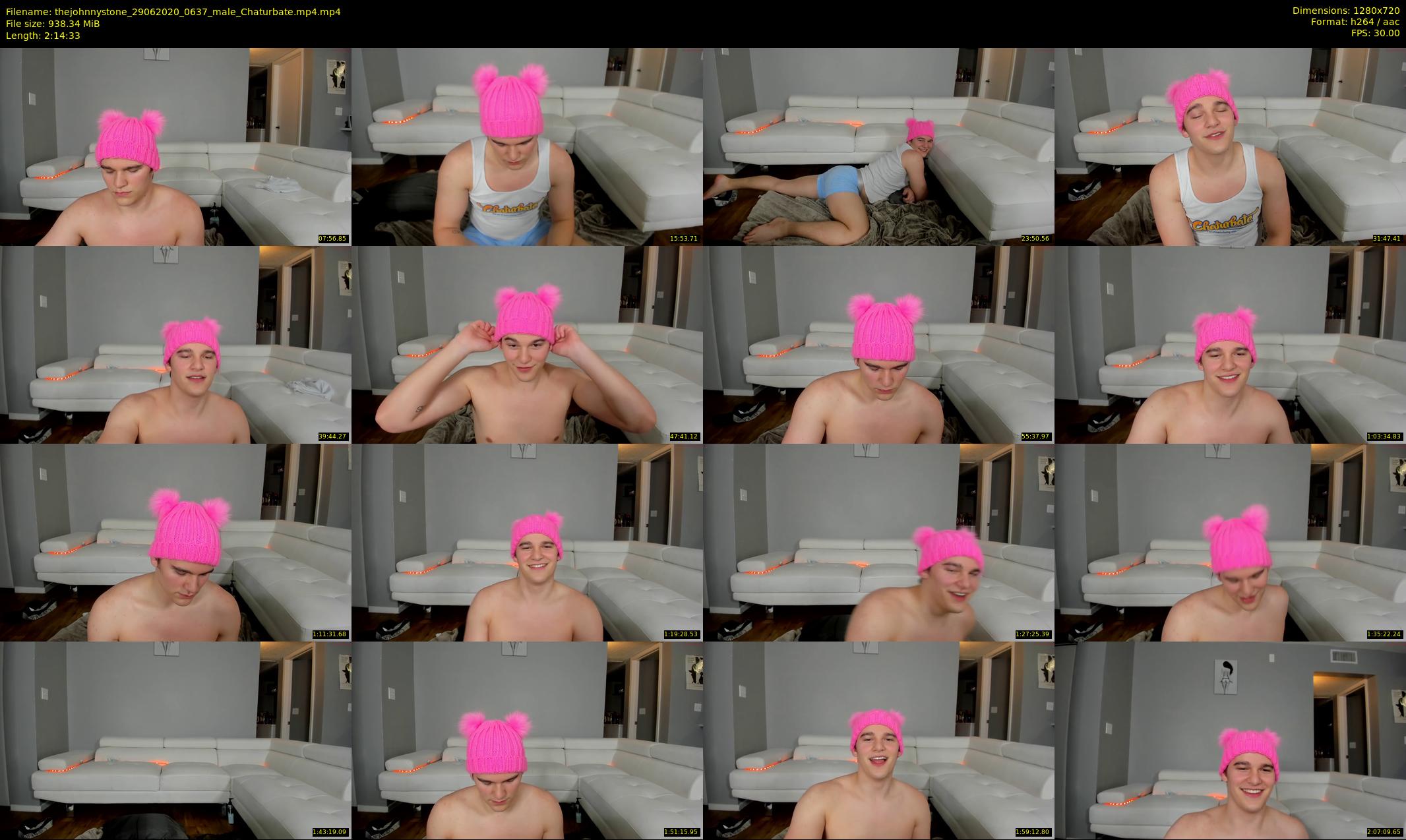 thejohnnystone — 135 minute Chaturbate male cam show recording, 720p, Jun 29, 2020