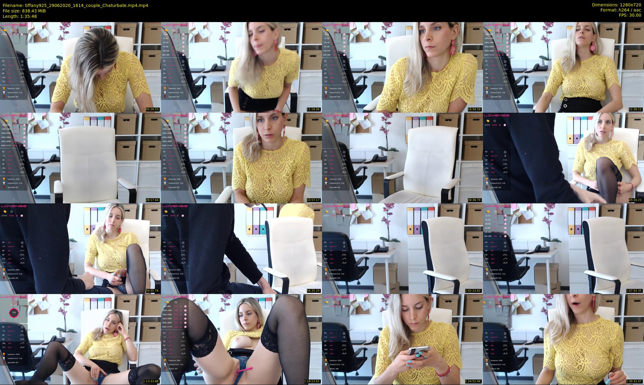 tiffany925 — 96 minute Chaturbate female cam show recording, 720p, Jun 29, 2020