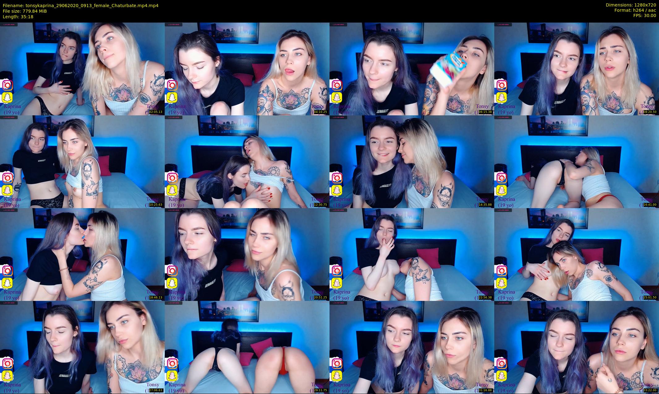 tonsykaprina — 36 minute Chaturbate couple cam show recording, 720p, Jun 29, 2020