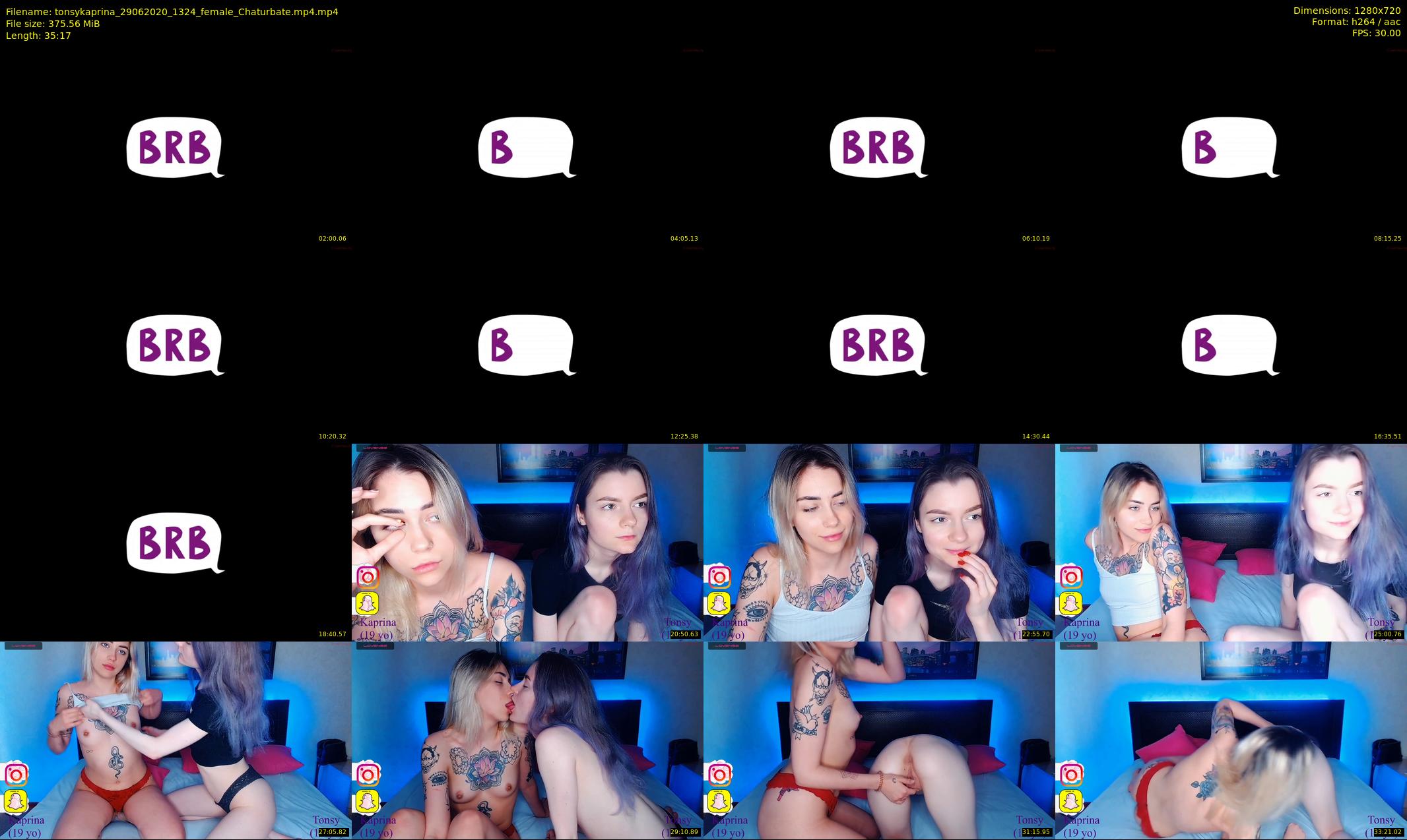 tonsykaprina — 36 minute Chaturbate couple cam show recording, 720p, Jun 29, 2020