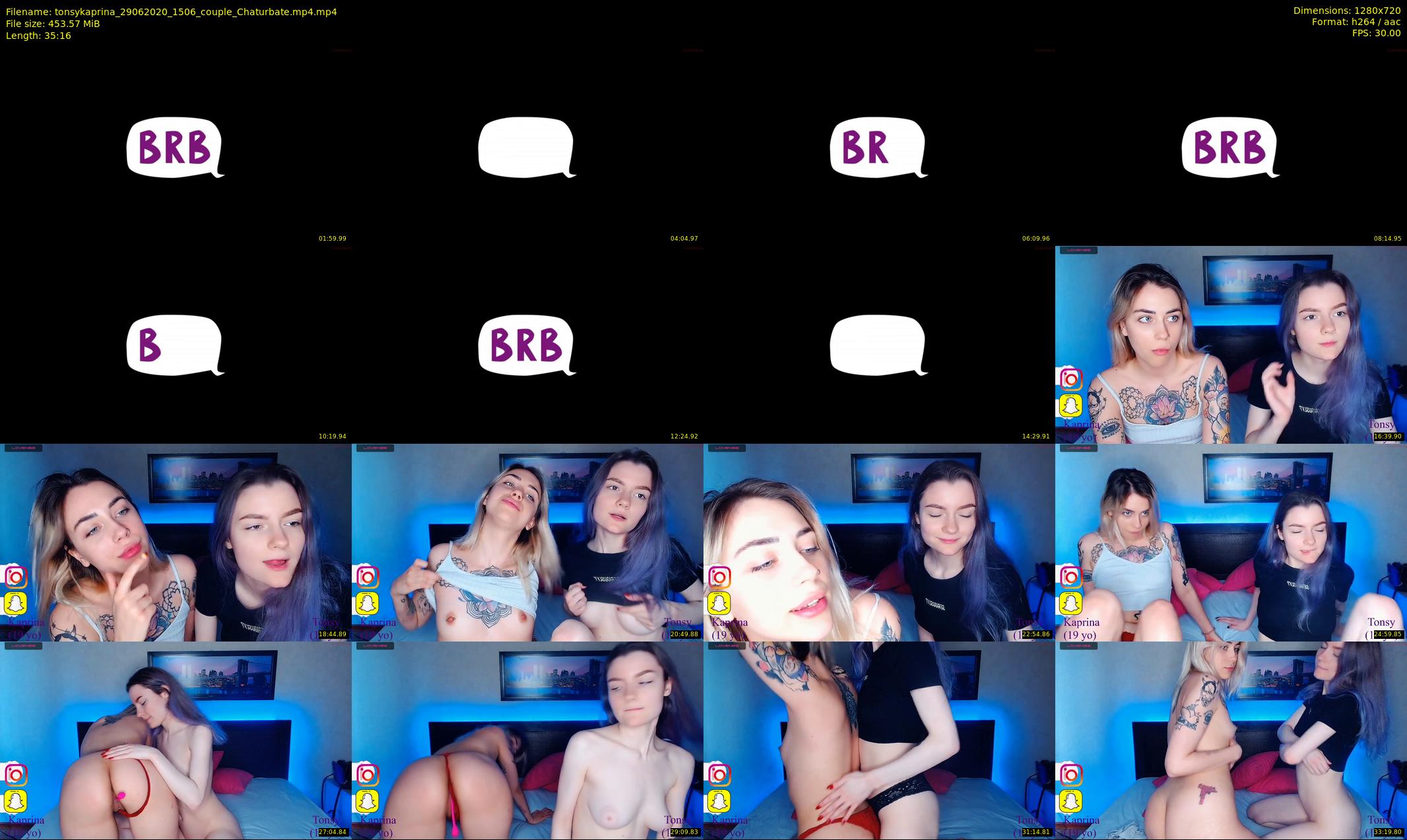 tonsykaprina — 36 minute Chaturbate couple cam show recording, 720p, Jun 29, 2020