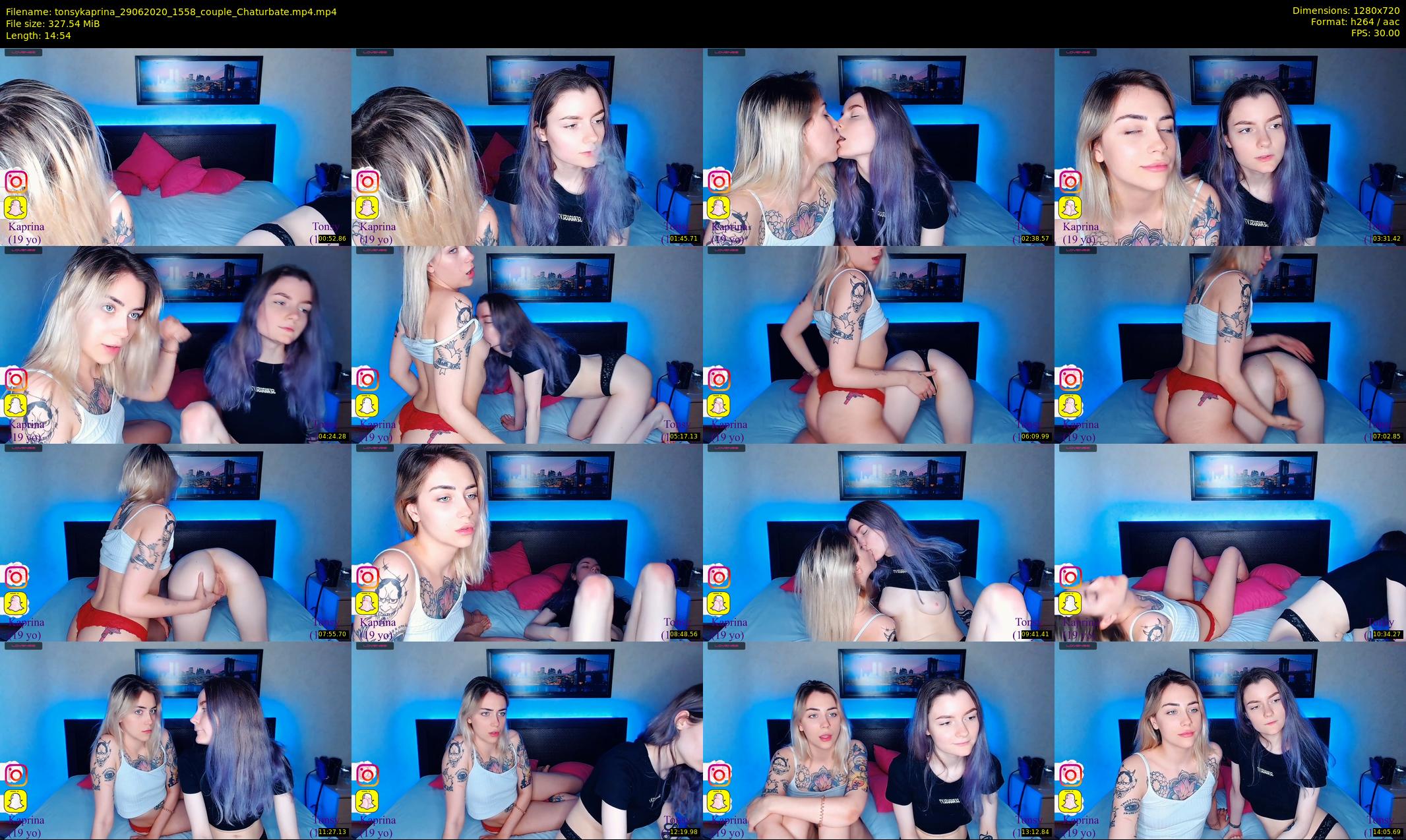 tonsykaprina — 15 minute Chaturbate couple cam show recording, 720p, Jun 29, 2020
