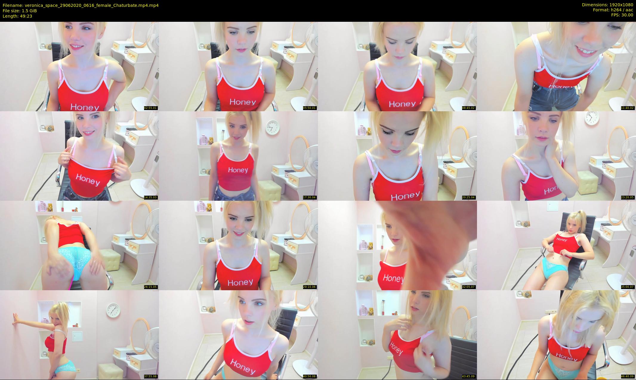 veronica_space — 50 minute Chaturbate female cam show recording, 1080p, Jun 29, 2020