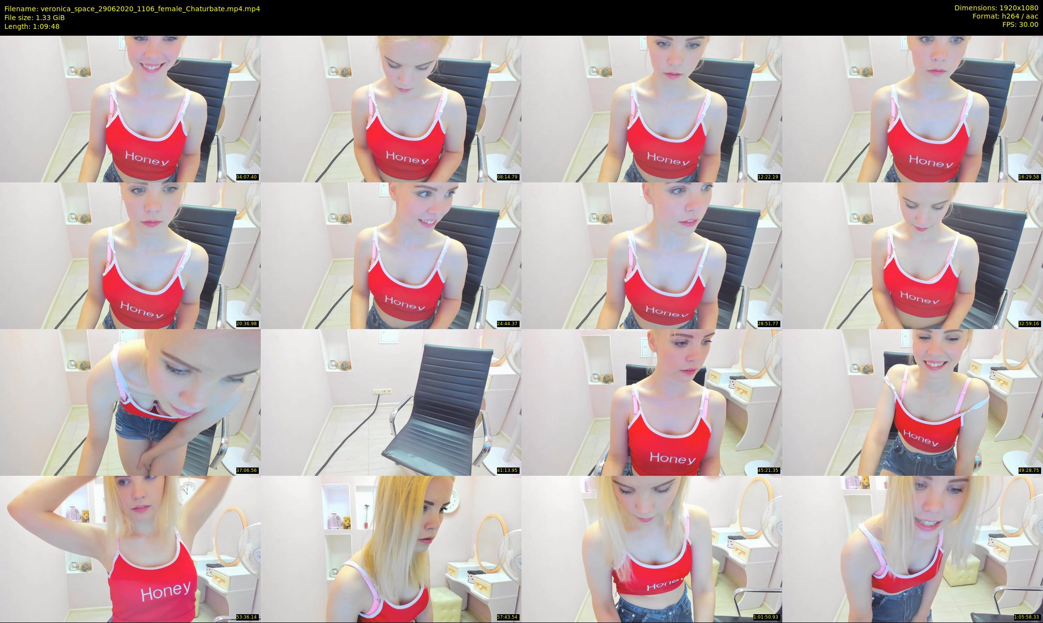 veronica_space — 70 minute Chaturbate female cam show recording, 1080p, Jun 29, 2020