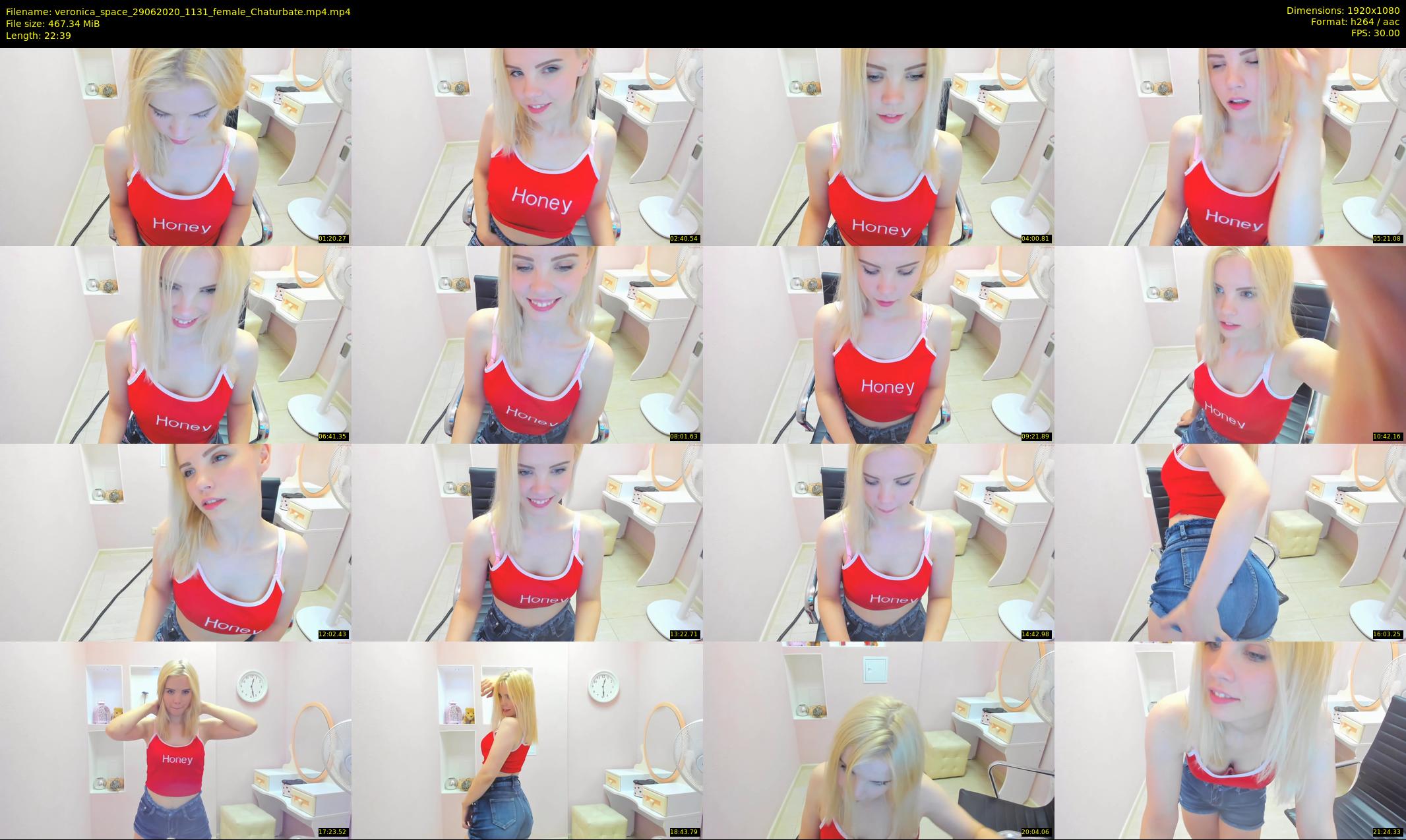 veronica_space — 23 minute Chaturbate female cam show recording, 1080p, Jun 29, 2020