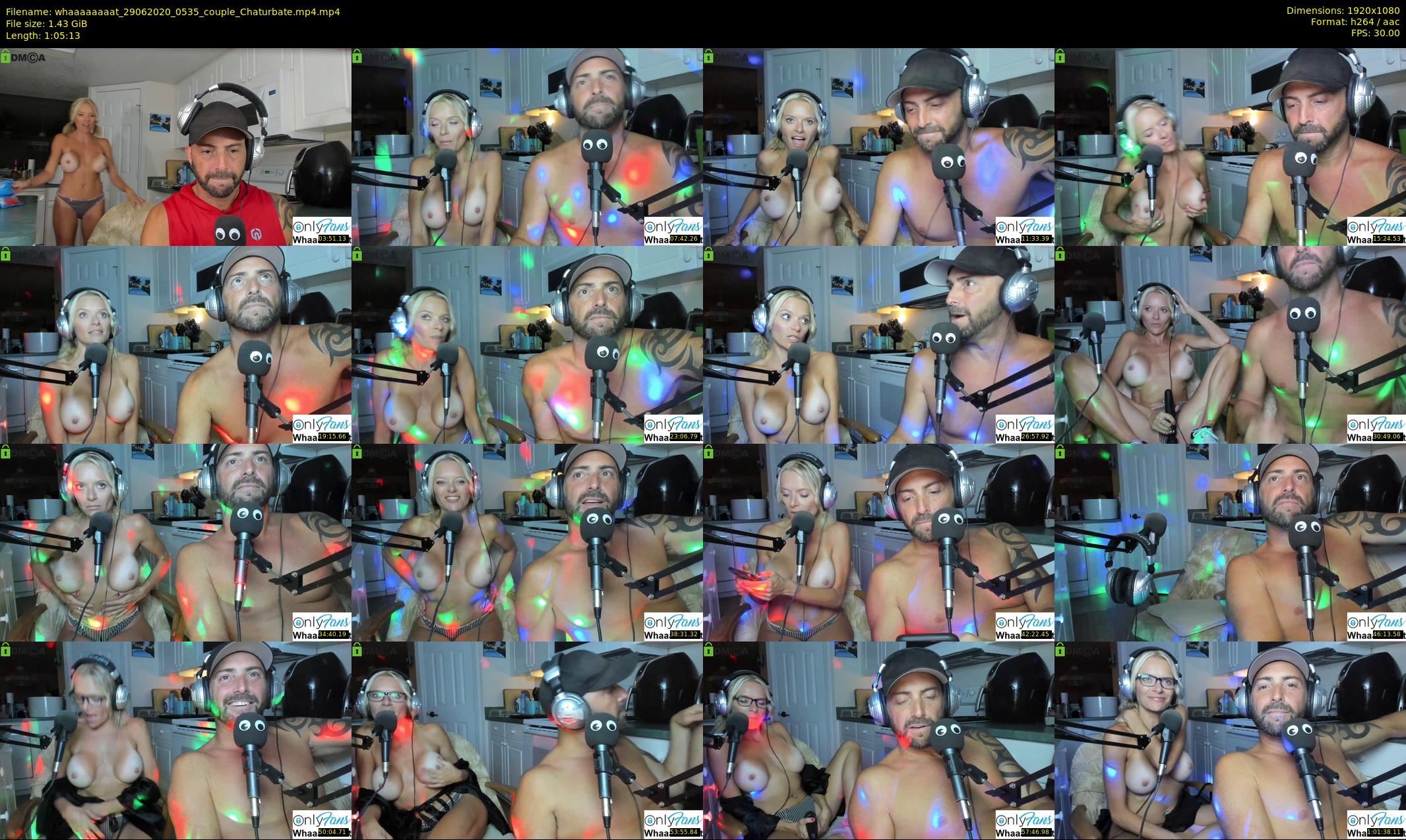 whaaaaaaaat — 66 minute Chaturbate couple cam show recording, 1080p, Jun 29, 2020