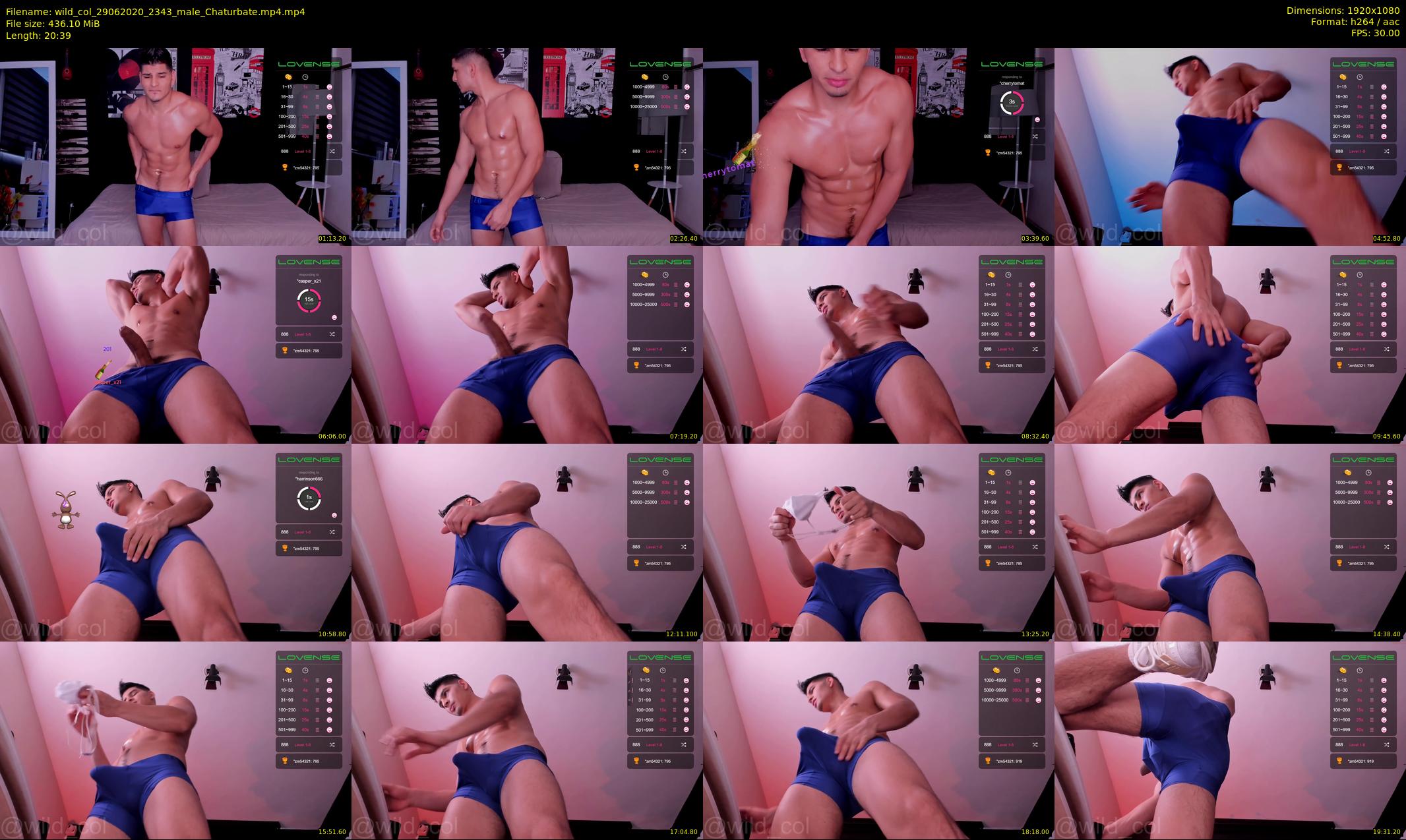 wild_col — 21 minute Chaturbate male cam show recording, 1080p, Jun 29, 2020