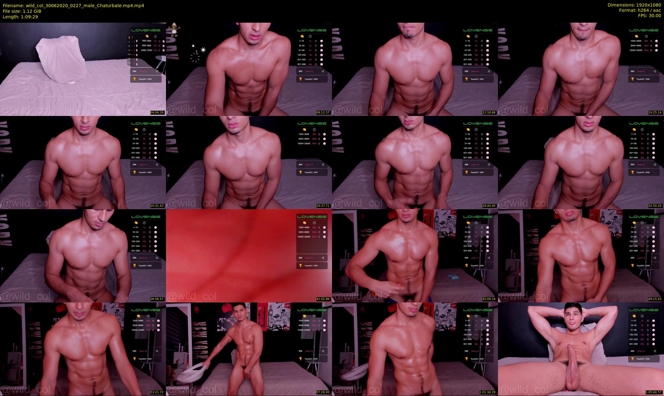 wild_col — 70 minute Chaturbate male cam show recording, 1080p, Jun 30, 2020