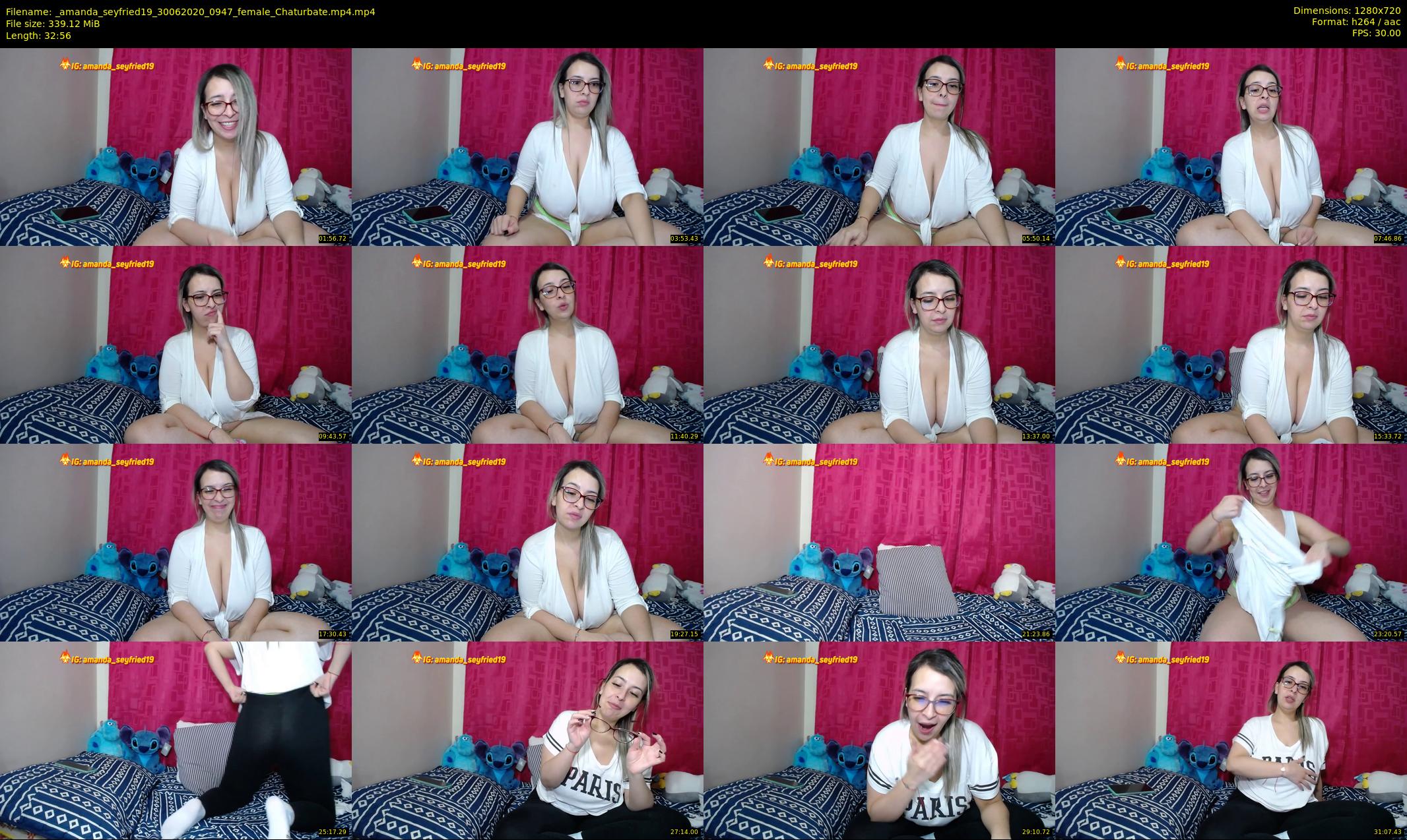 _amanda_seyfried19 — 33 minute Chaturbate female cam show recording, 720p, Jun 30, 2020