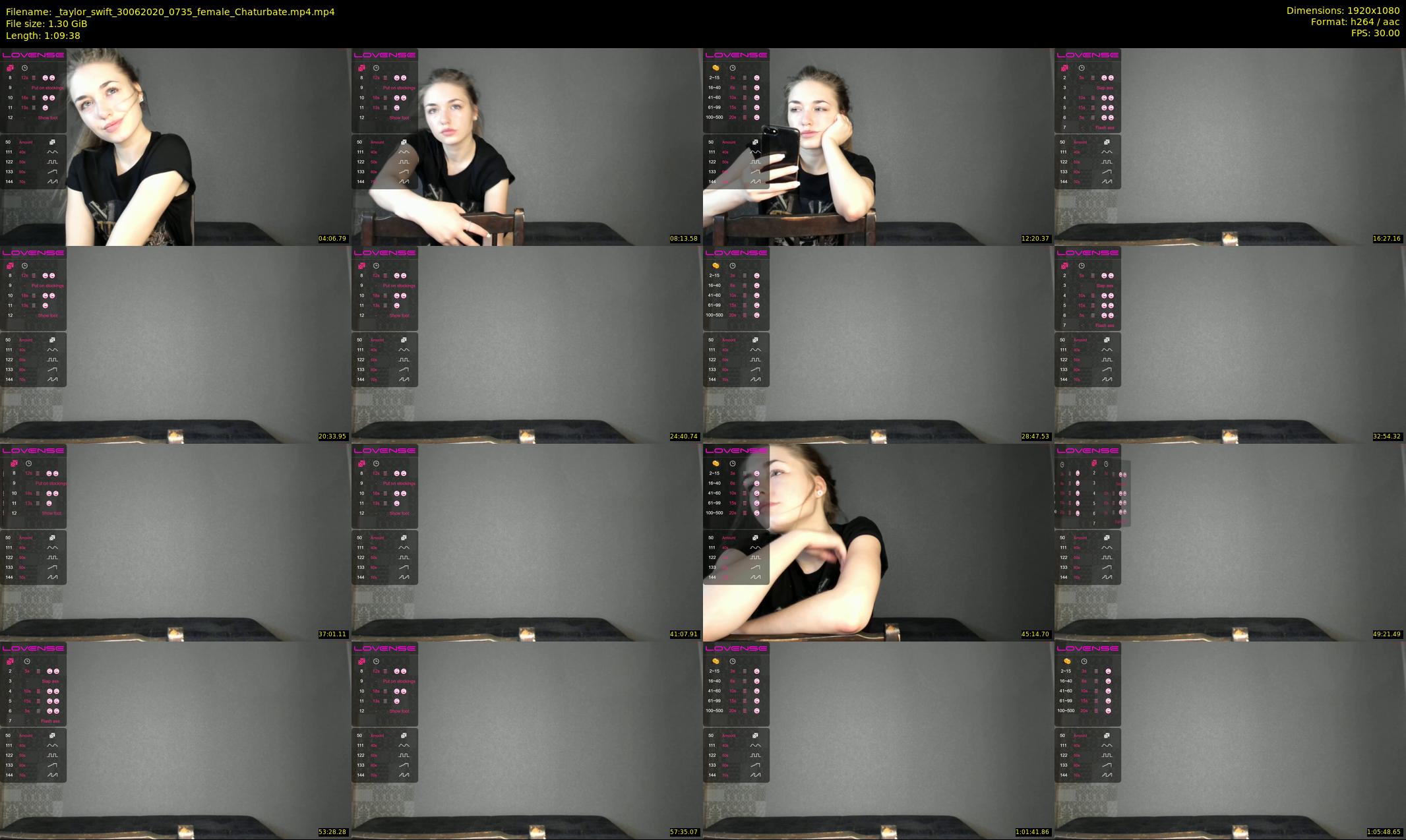 _taylor_swift — 70 minute Chaturbate female cam show recording, 1080p, Jun 30, 2020