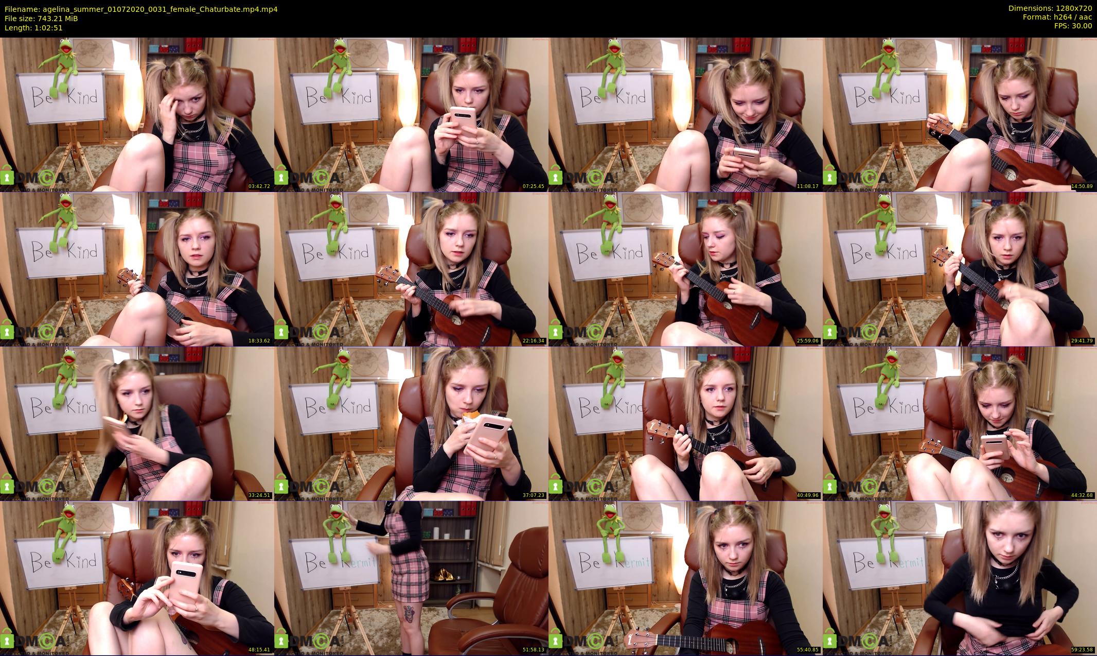 agelina_summer — 63 minute Chaturbate female cam show recording, 720p, Jul 1, 2020