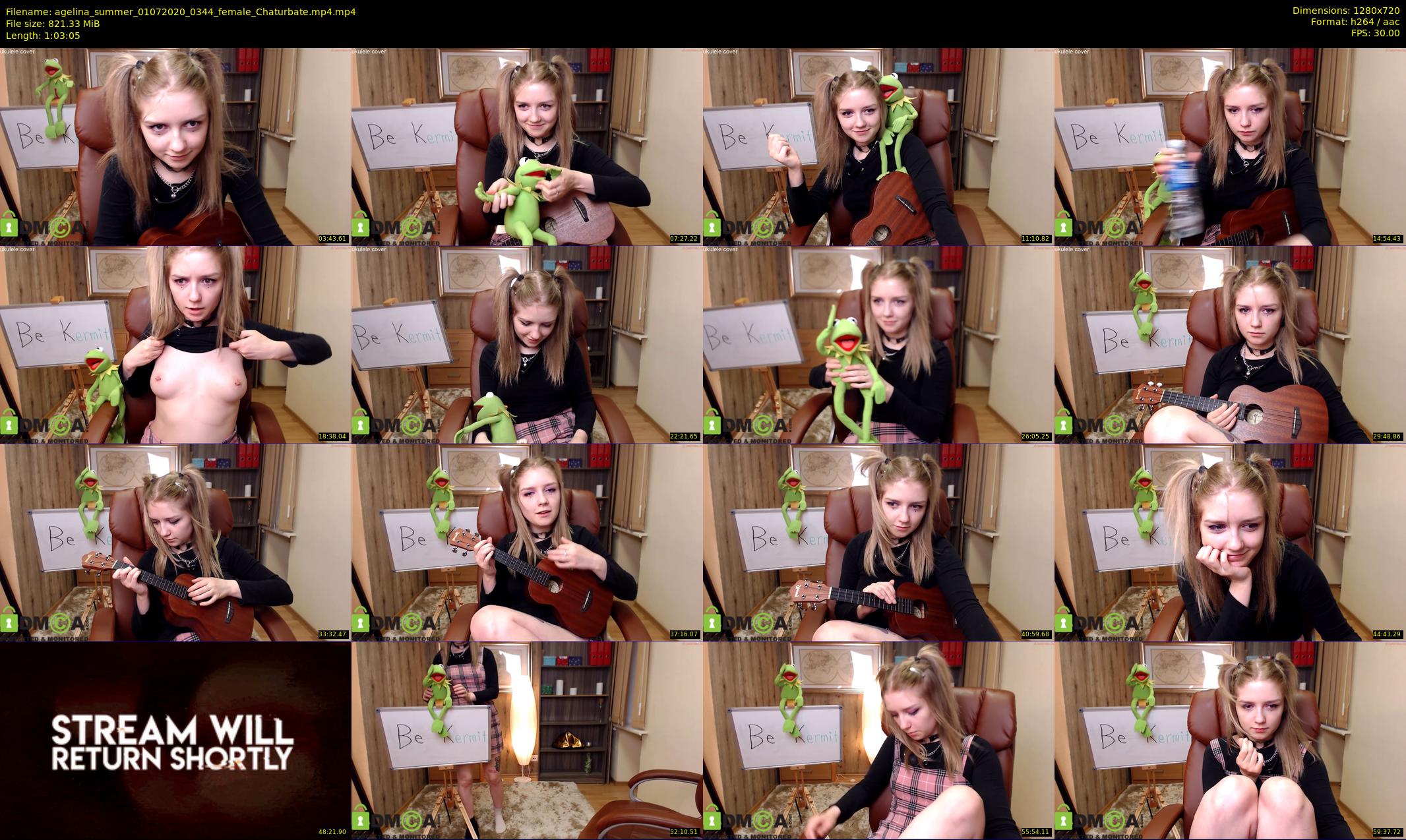 agelina_summer — 64 minute Chaturbate female cam show recording, 720p, Jul 1, 2020