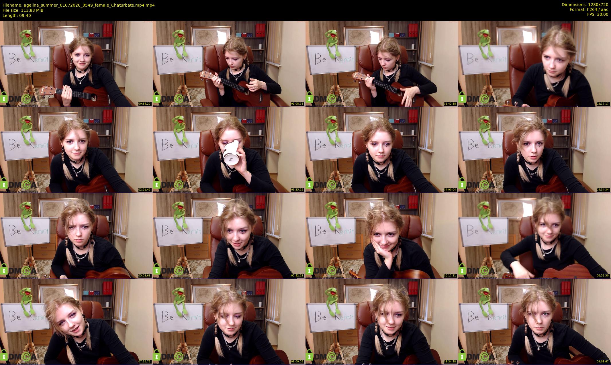 agelina_summer — 10 minute Chaturbate female cam show recording, 720p, Jul 1, 2020