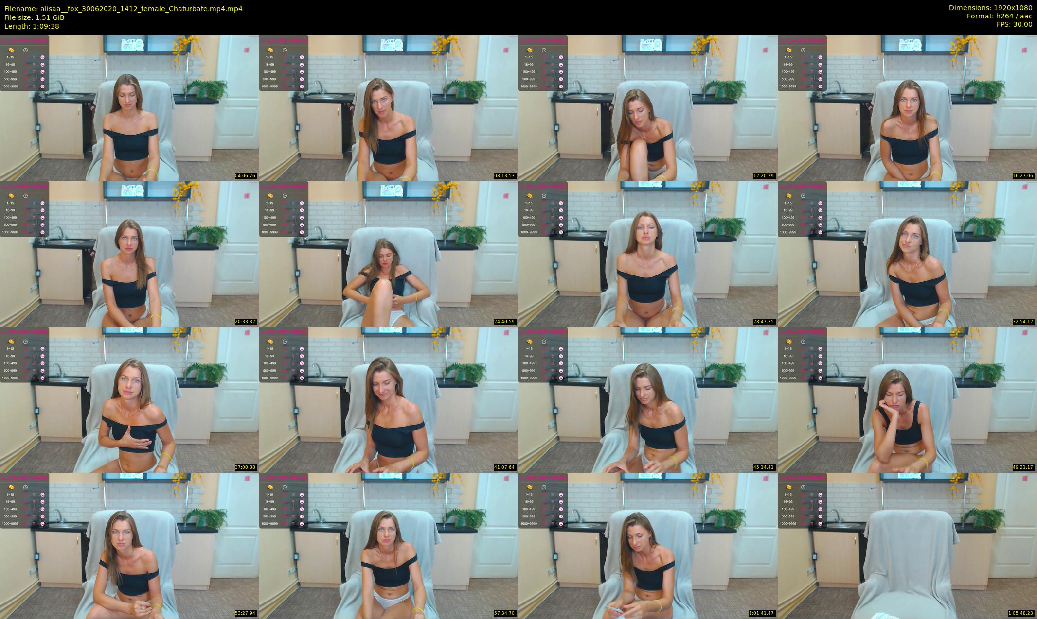 alisaa__fox — 70 minute Chaturbate female cam show recording, 1080p, Jun 30, 2020
