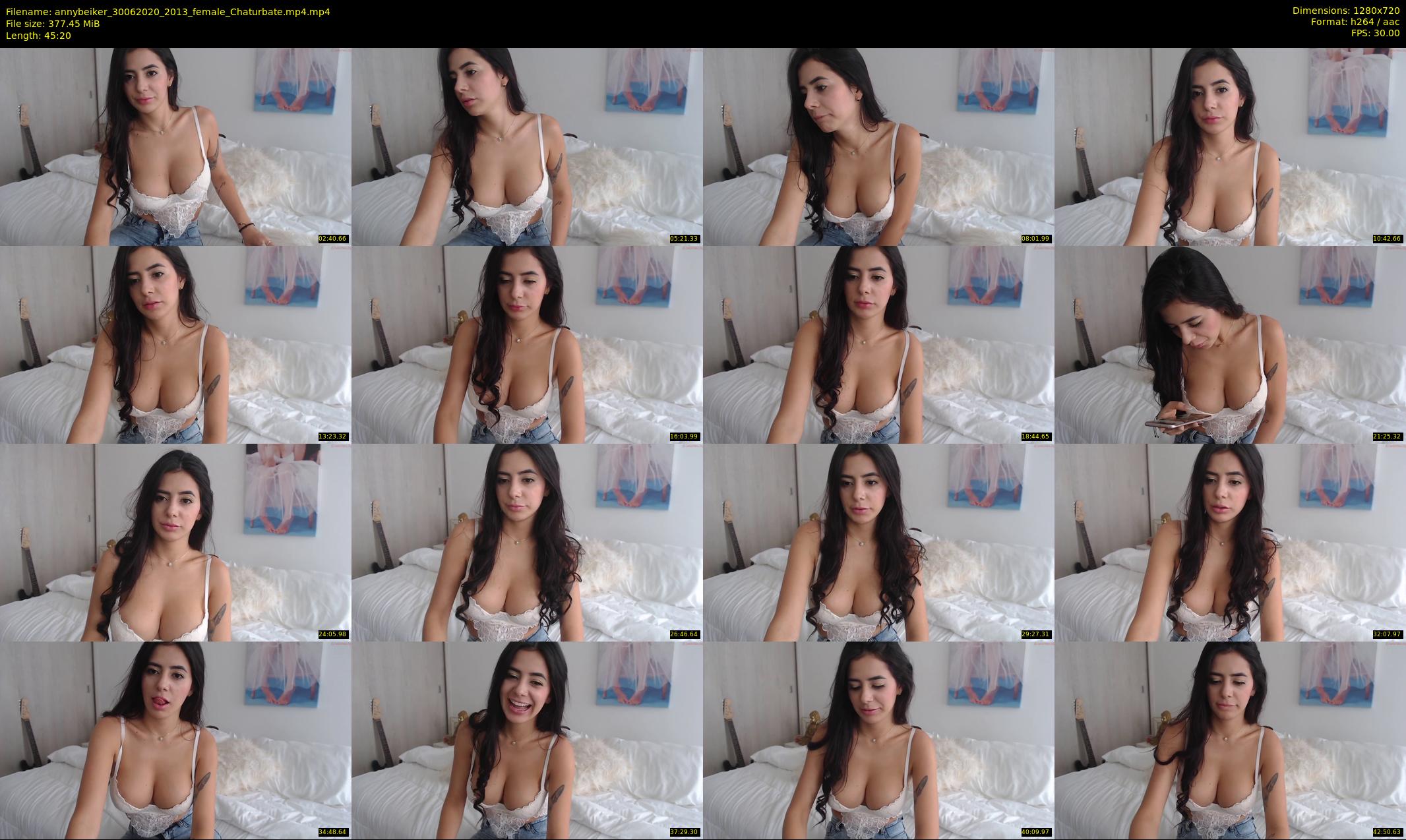 annybeiker — 46 minute Chaturbate female cam show recording, 720p, Jun 30, 2020