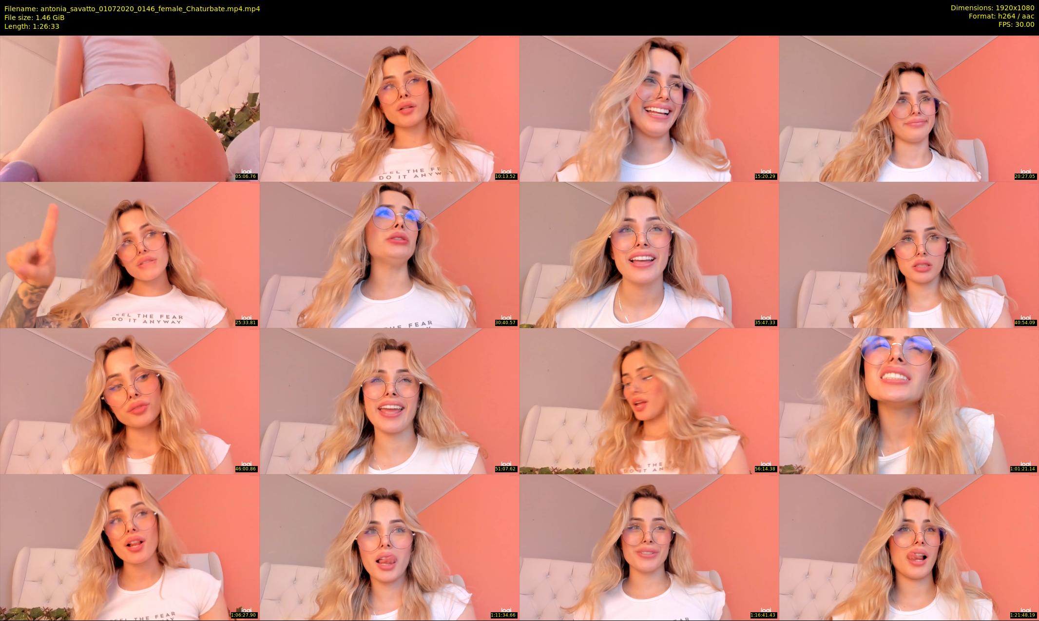 antonia_savatto — 87 minute Chaturbate female cam show recording, 1080p, Jul 1, 2020