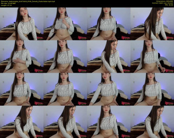 babyangiee — 8 minute Chaturbate female cam show recording, 480p, Jul 1, 2020