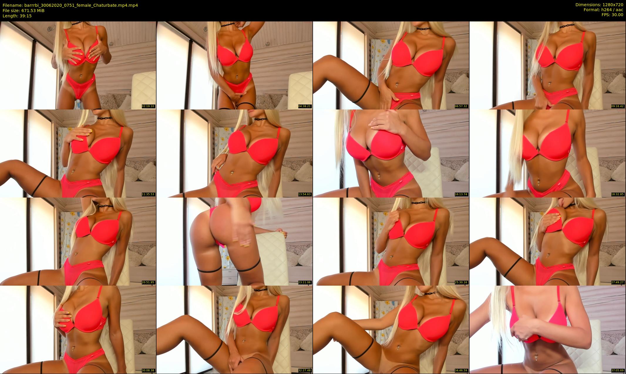barrrbi — 40 minute Chaturbate female cam show recording, 720p, Jun 30, 2020