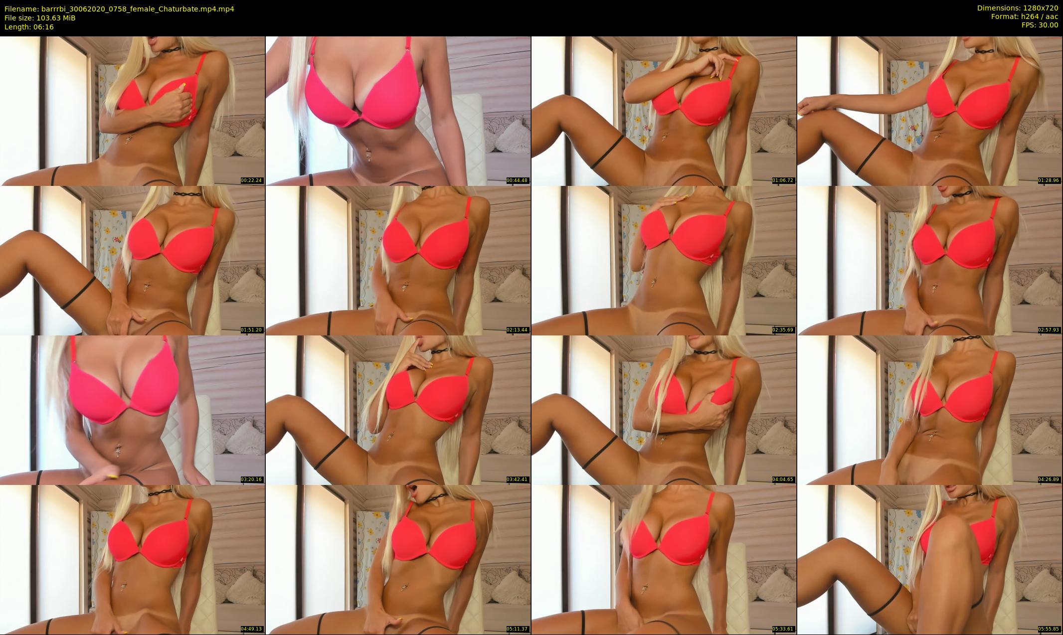 barrrbi — 7 minute Chaturbate female cam show recording, 720p, Jun 30, 2020