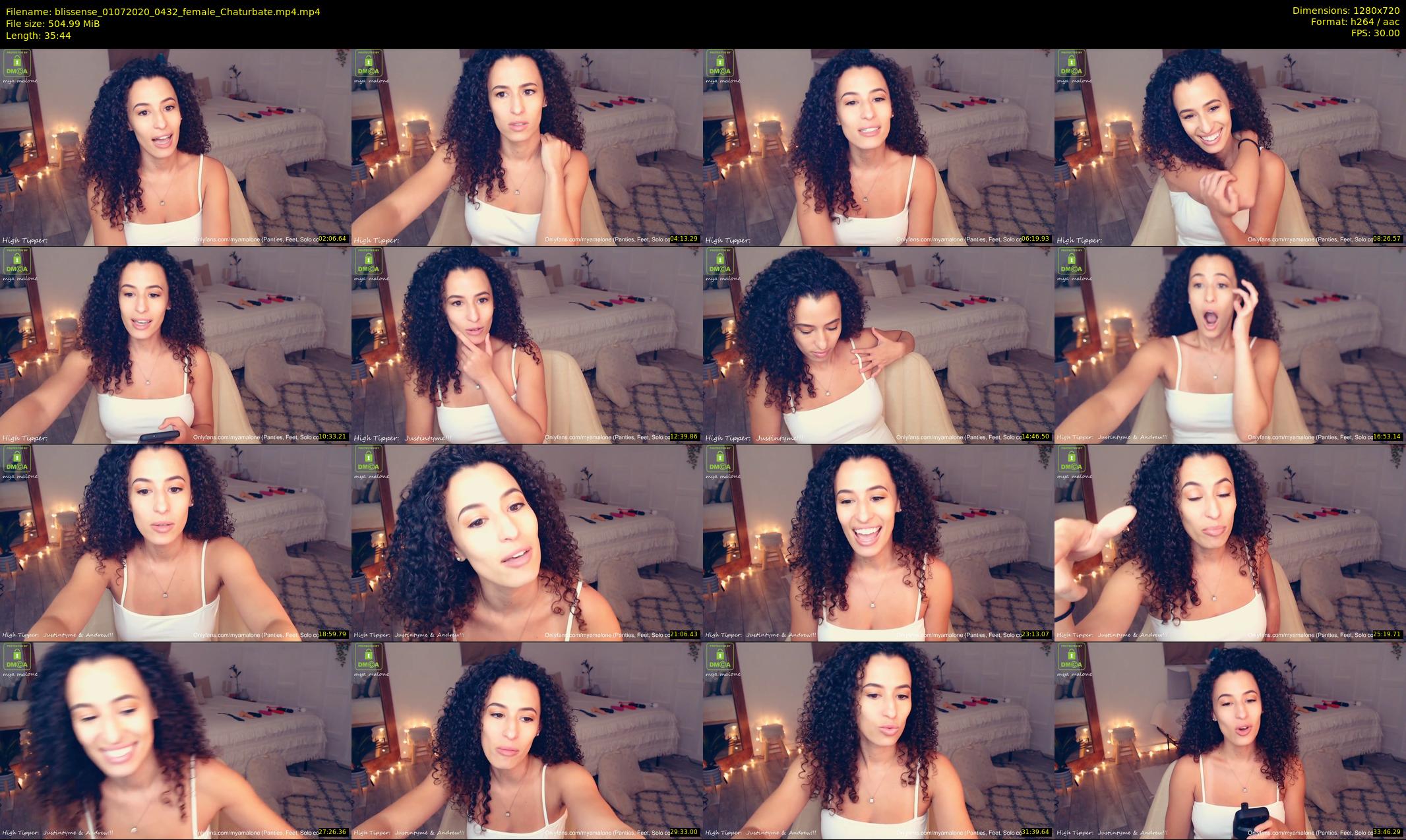 blissense — 36 minute Chaturbate female cam show recording, 720p, Jul 1, 2020