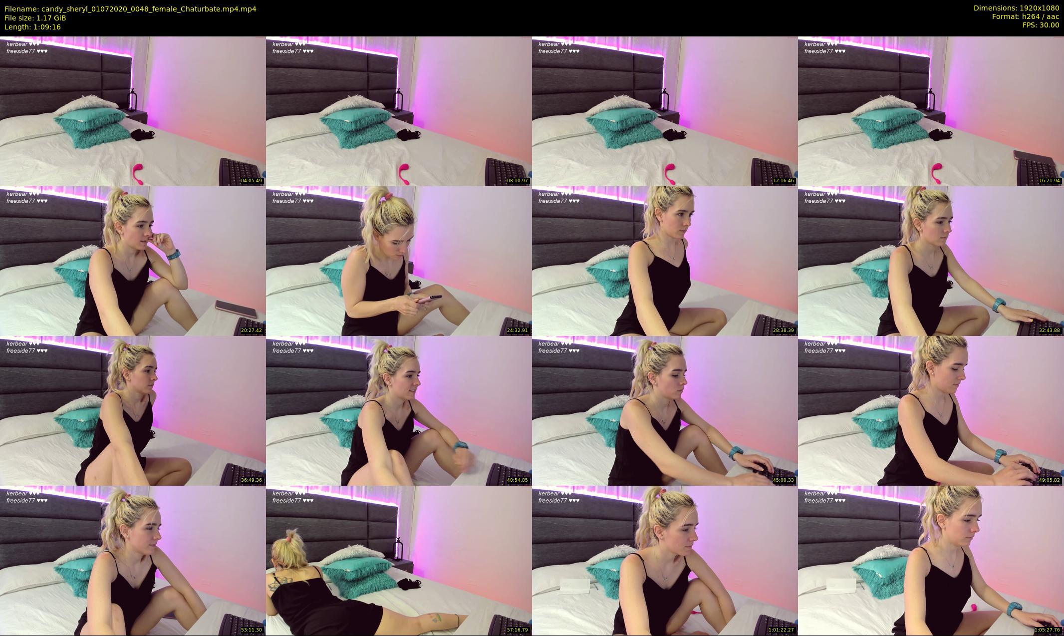 candy_sheryl — 70 minute Chaturbate female cam show recording, 1080p, Jul 1, 2020