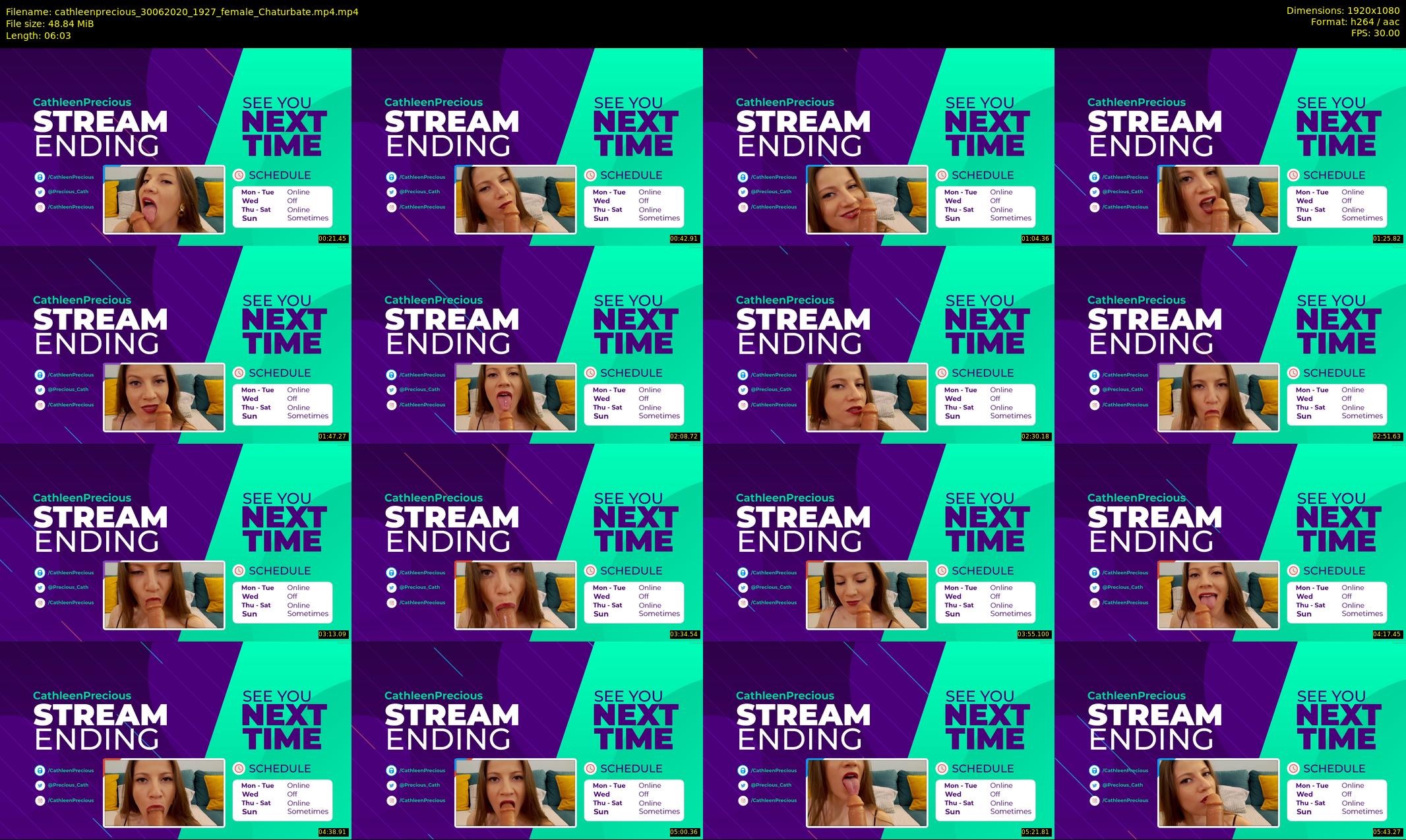 cathleenprecious — 7 minute Chaturbate female cam show recording, 1080p, Jun 30, 2020