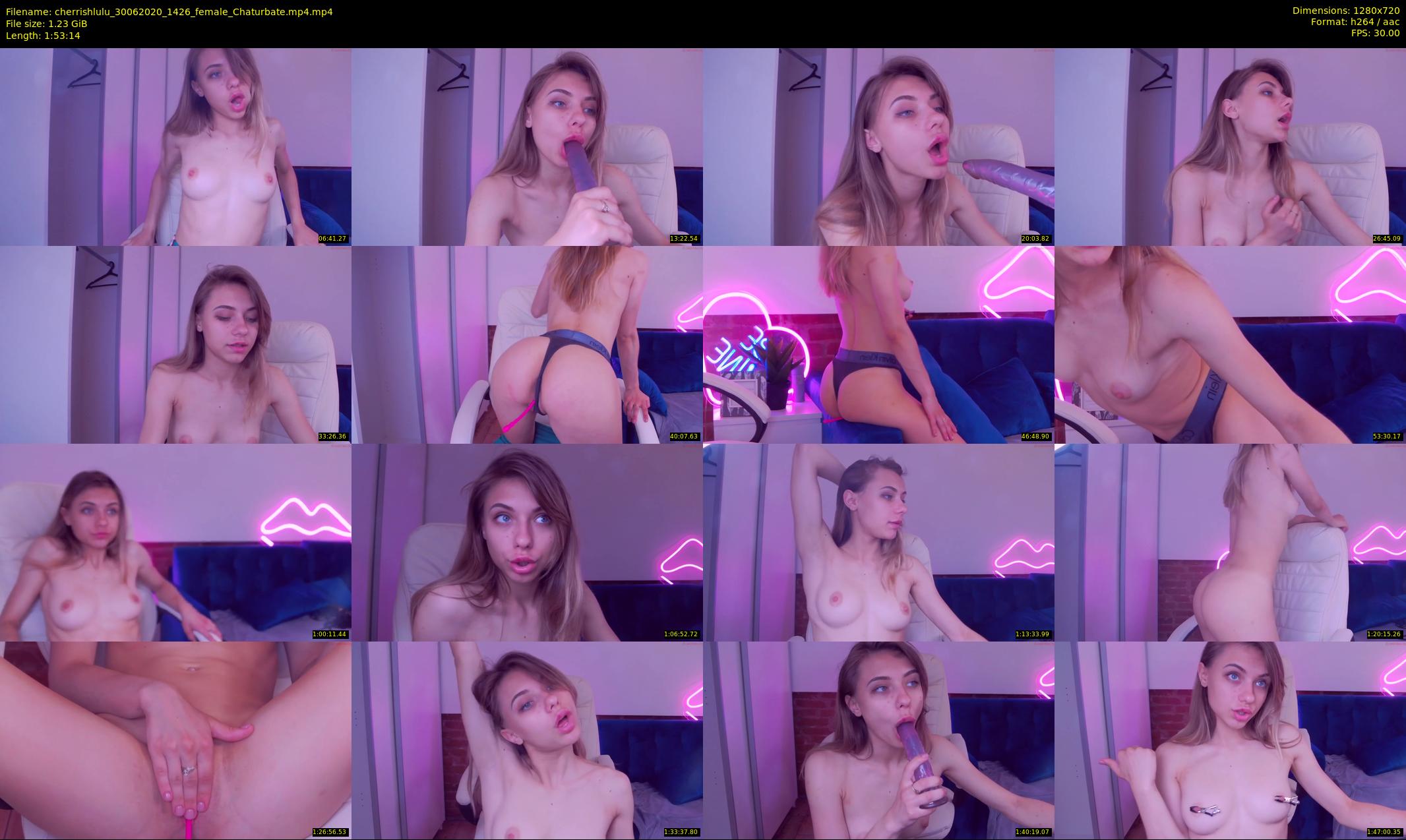 cherrishlulu — 114 minute Chaturbate female cam show recording, 720p, Jun 30, 2020