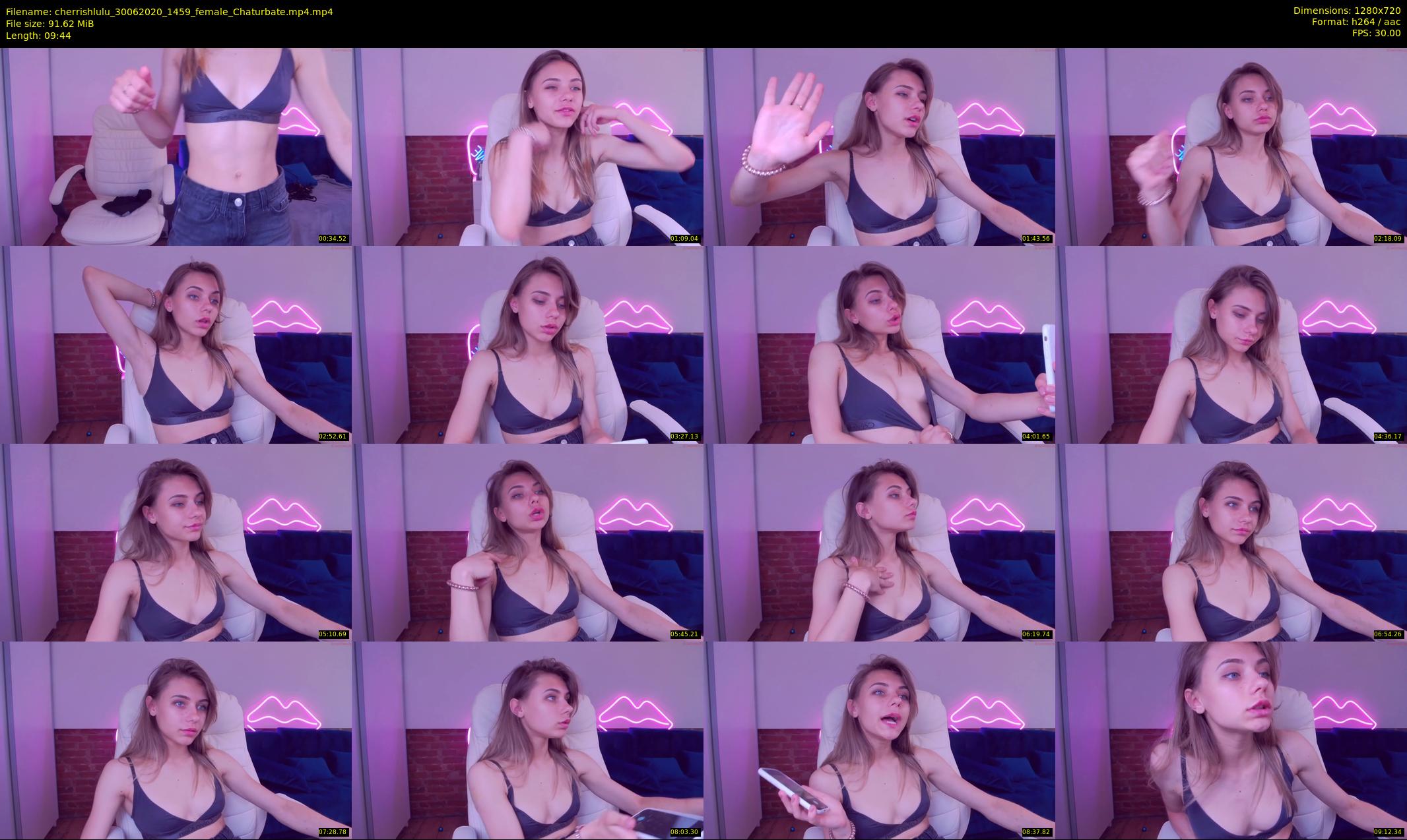 cherrishlulu — 10 minute Chaturbate female cam show recording, 720p, Jun 30, 2020