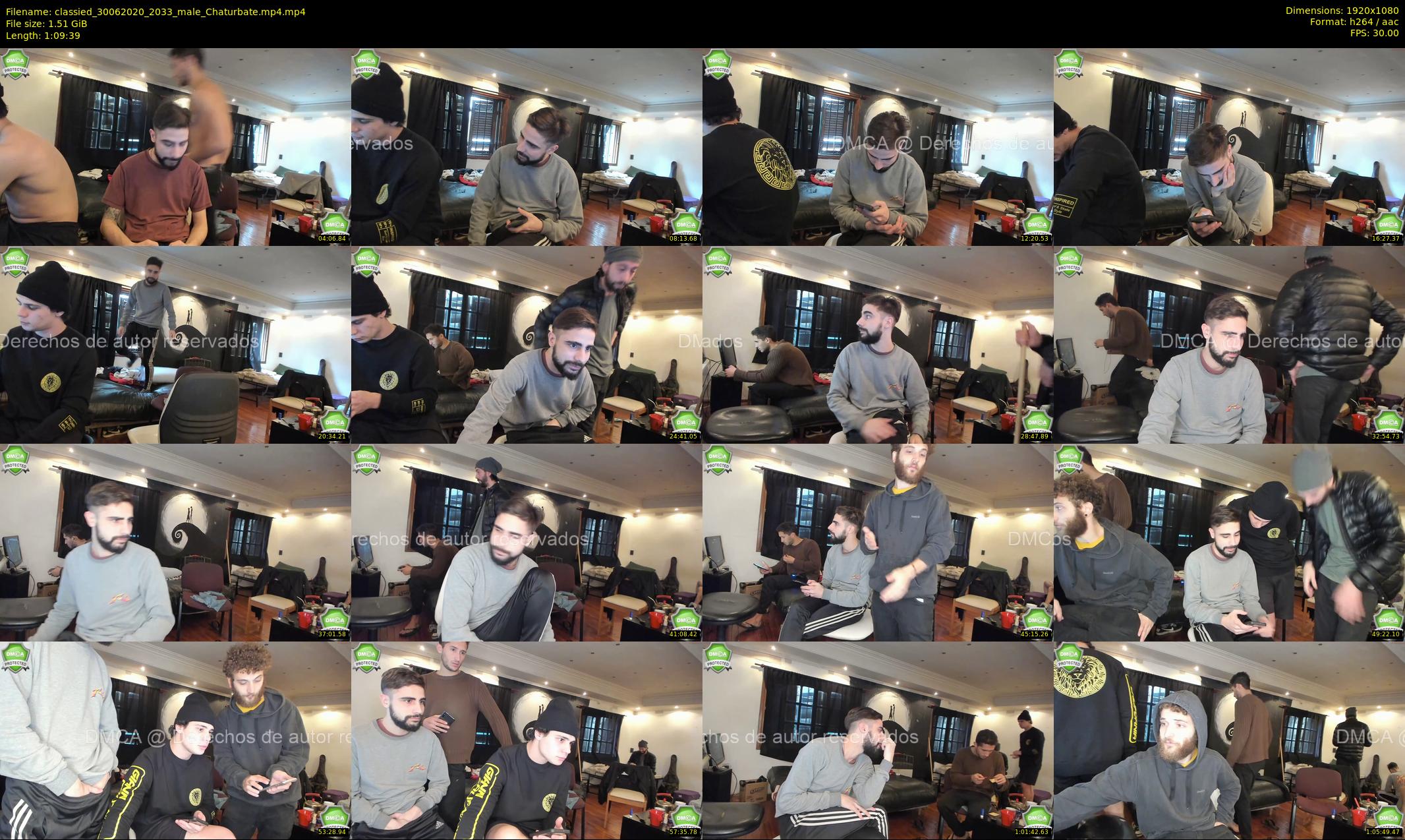 classied — 70 minute Chaturbate male cam show recording, 1080p, Jun 30, 2020
