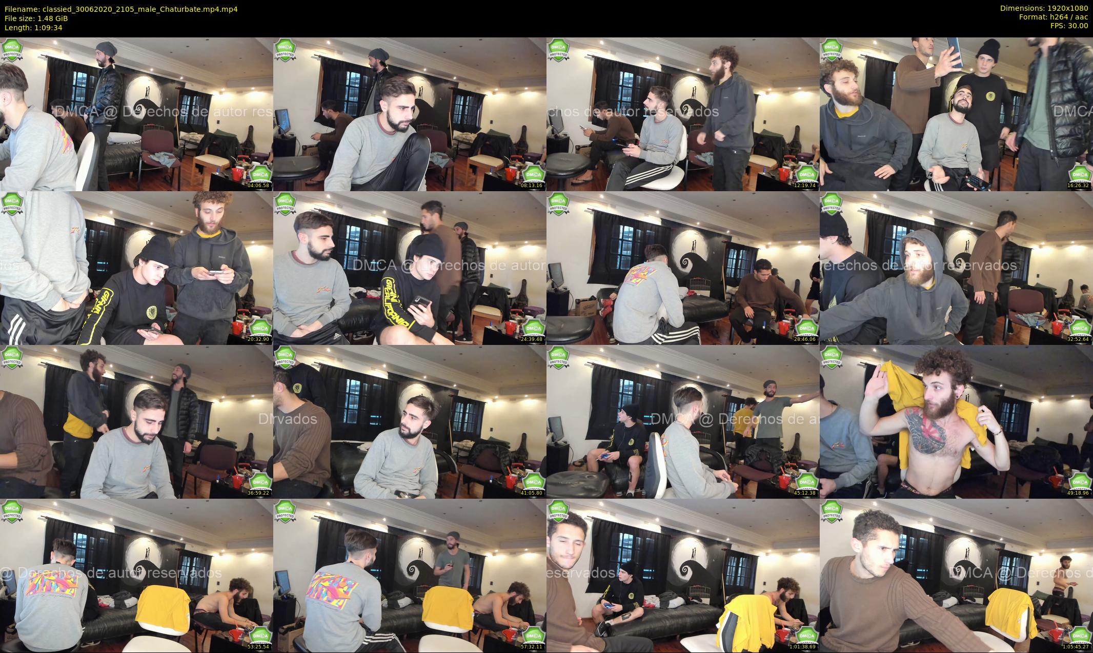 classied — 70 minute Chaturbate male cam show recording, 1080p, Jun 30, 2020
