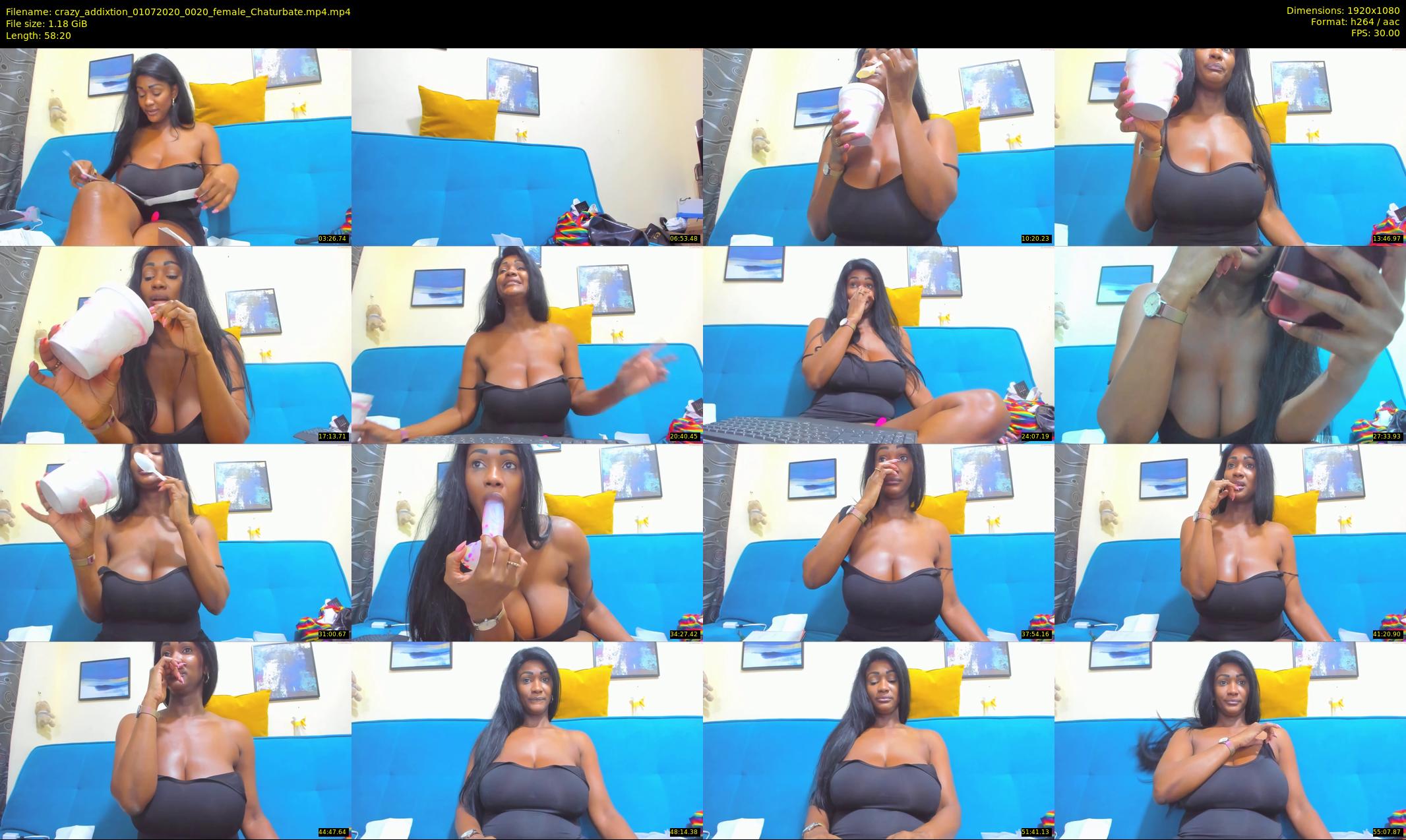 crazy_addixtion — 59 minute Chaturbate female cam show recording, 1080p, Jul 1, 2020