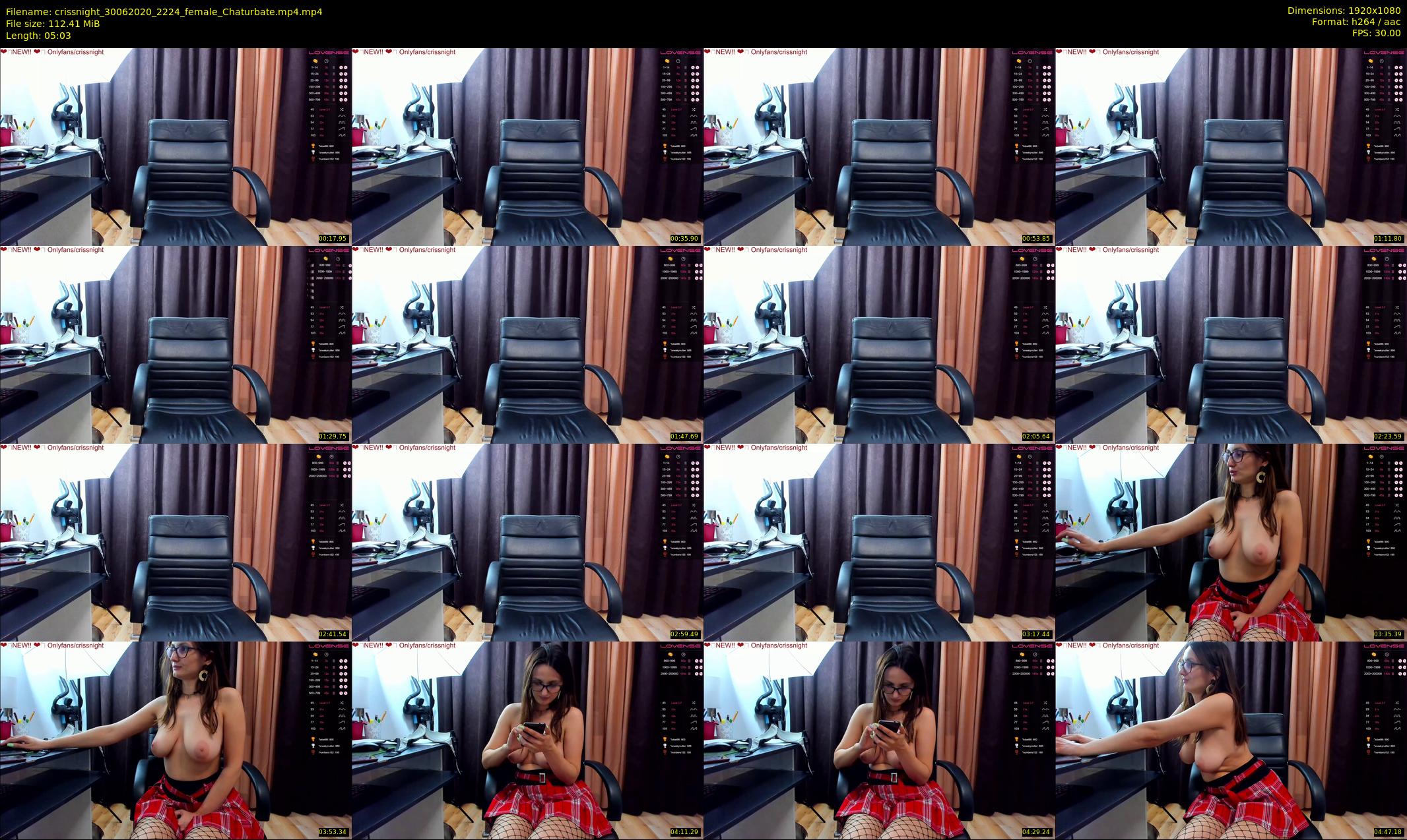 crissnight — 6 minute Chaturbate female cam show recording, 1080p, Jun 30, 2020