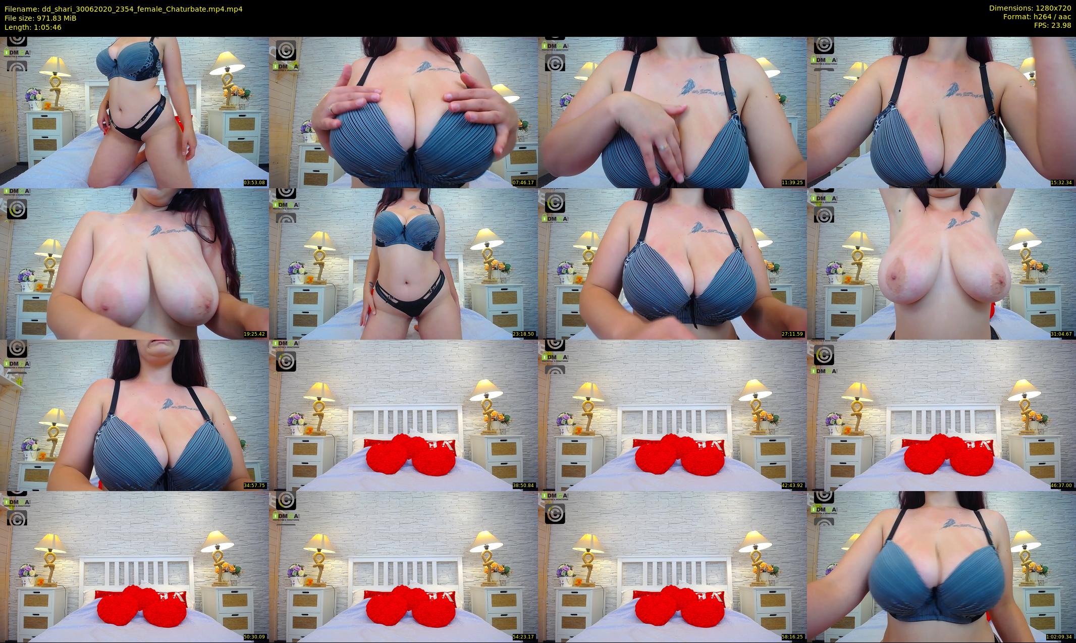 dd_shari — 66 minute Chaturbate female cam show recording, 720p, Jun 30, 2020