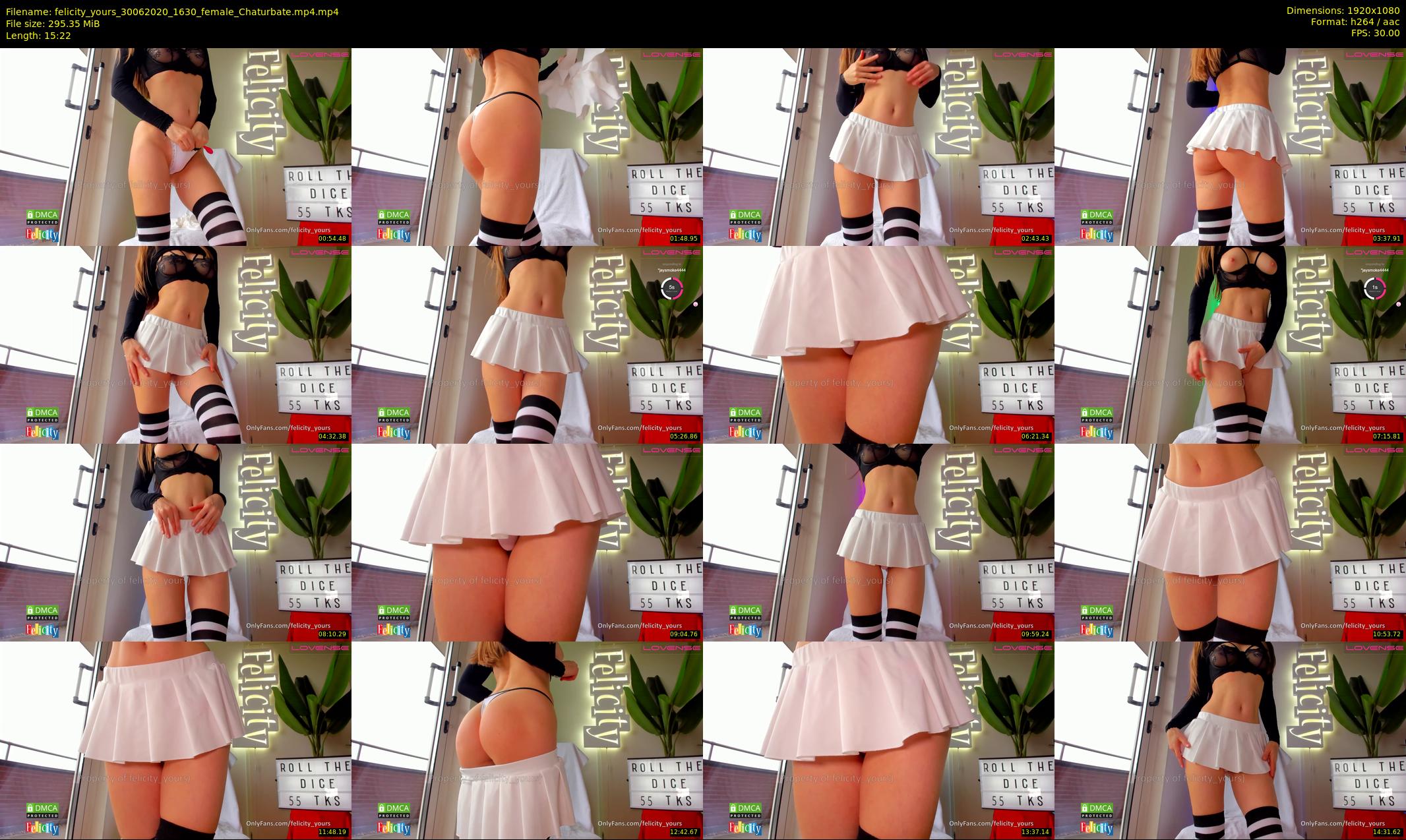 felicity_yours — 16 minute Chaturbate female cam show recording, 1080p, Jun 30, 2020