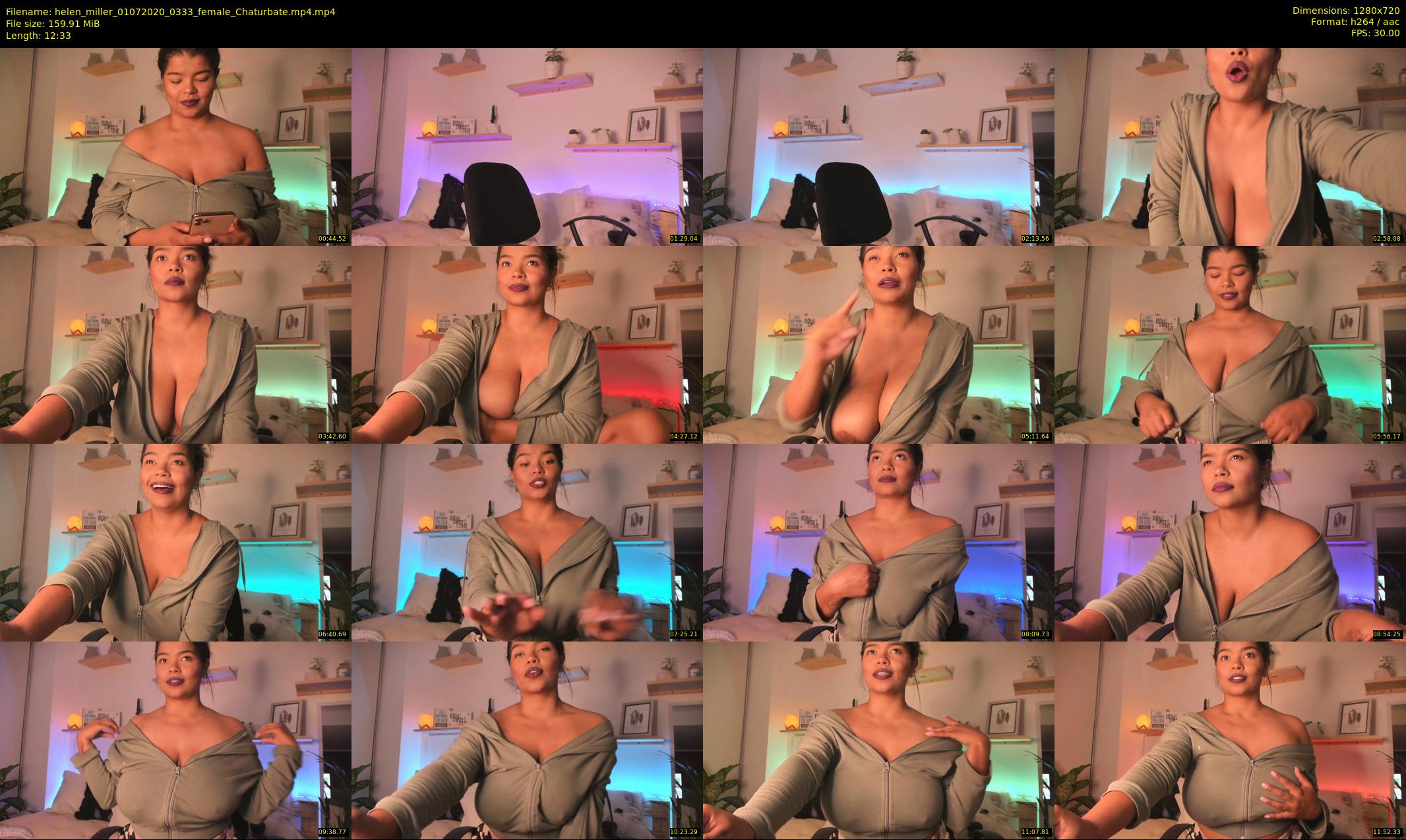 helen_miller — 13 minute Chaturbate female cam show recording, 720p, Jul 1, 2020