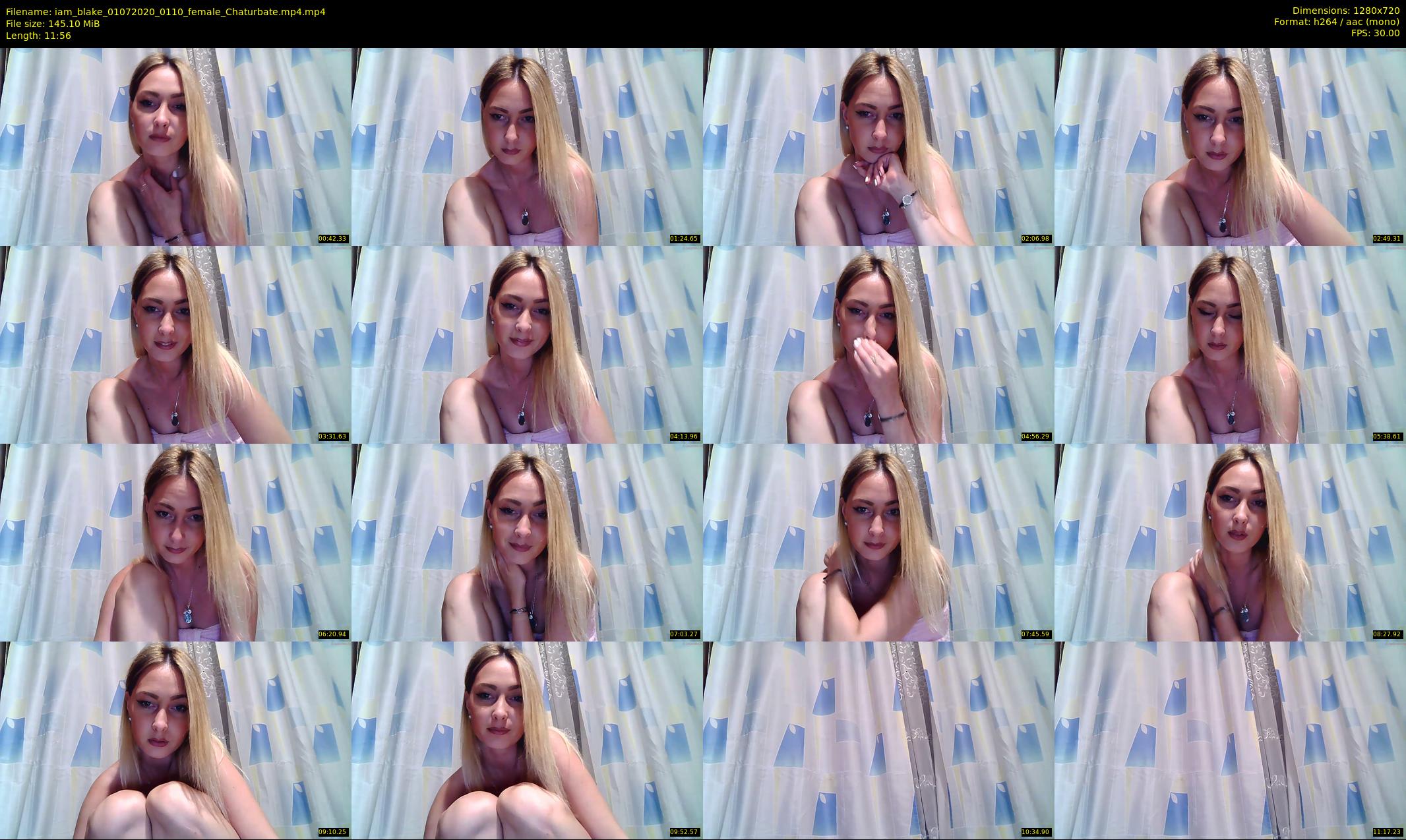 iam_blake — 12 minute Chaturbate female cam show recording, 720p, Jul 1, 2020