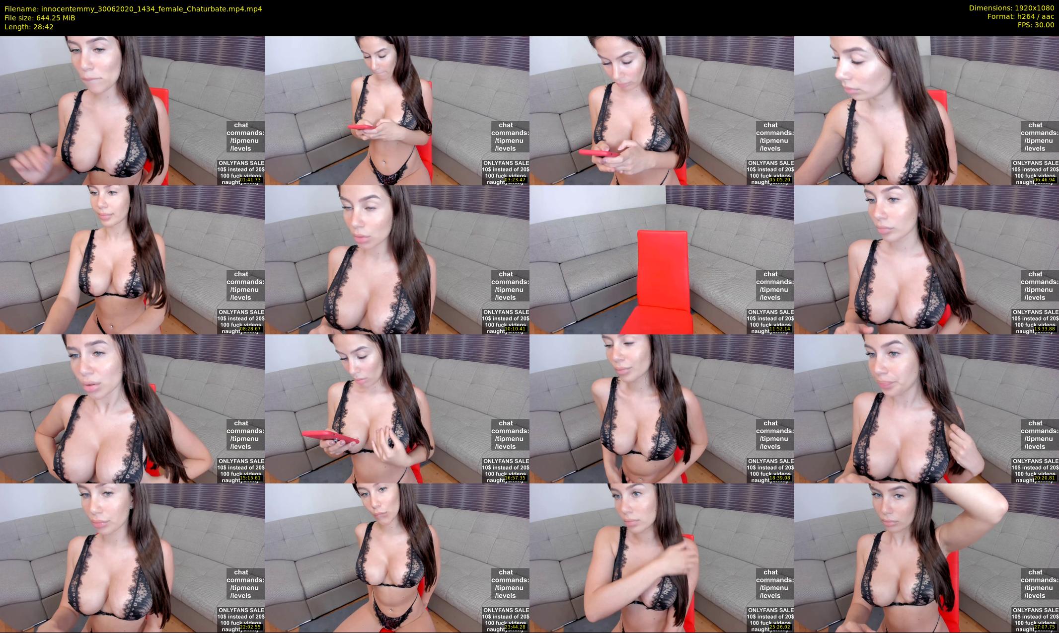 innocentemmy — 29 minute Chaturbate female cam show recording, 1080p, Jun 30, 2020