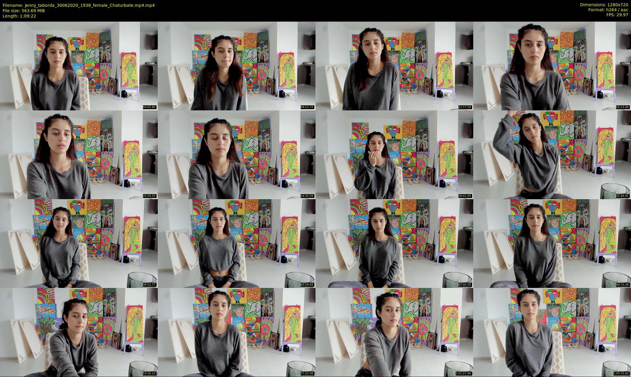 jenny_taborda — 70 minute Chaturbate female cam show recording, 720p, Jun 30, 2020