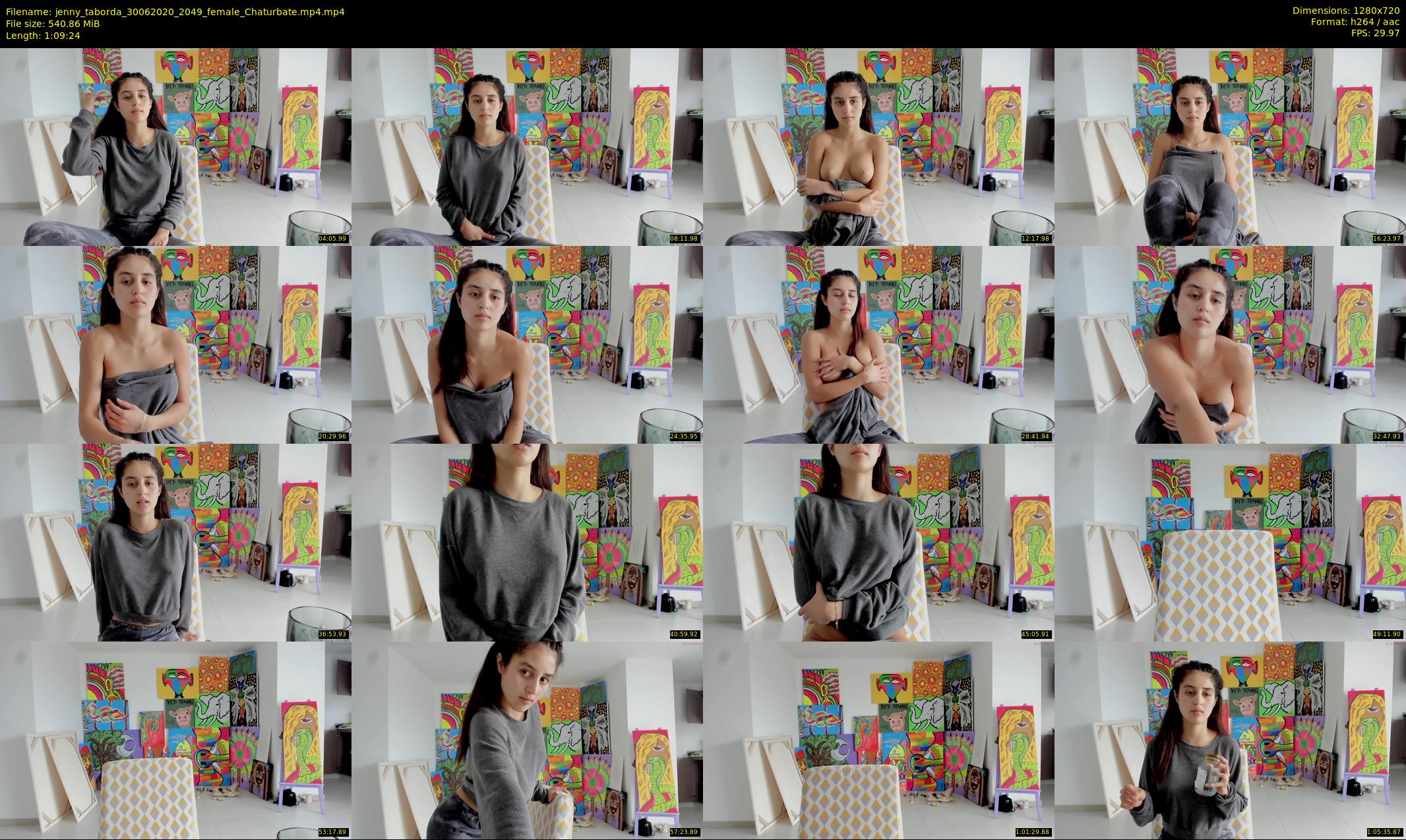 jenny_taborda — 70 minute Chaturbate female cam show recording, 720p, Jun 30, 2020