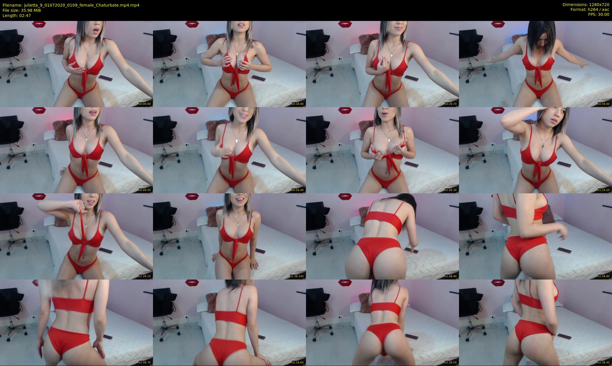 julietta_9 — 3 minute Chaturbate female cam show recording, 720p, Jul 1, 2020