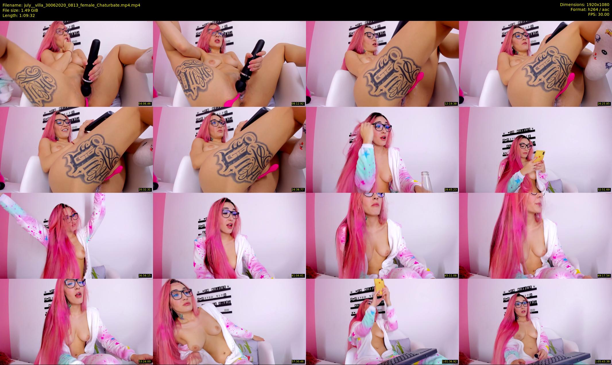 july__villa — 70 minute Chaturbate female cam show recording, 1080p, Jun 30, 2020