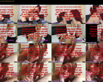 lady_anal — 8 minute Chaturbate female cam show recording, 480p, Jun 30, 2020