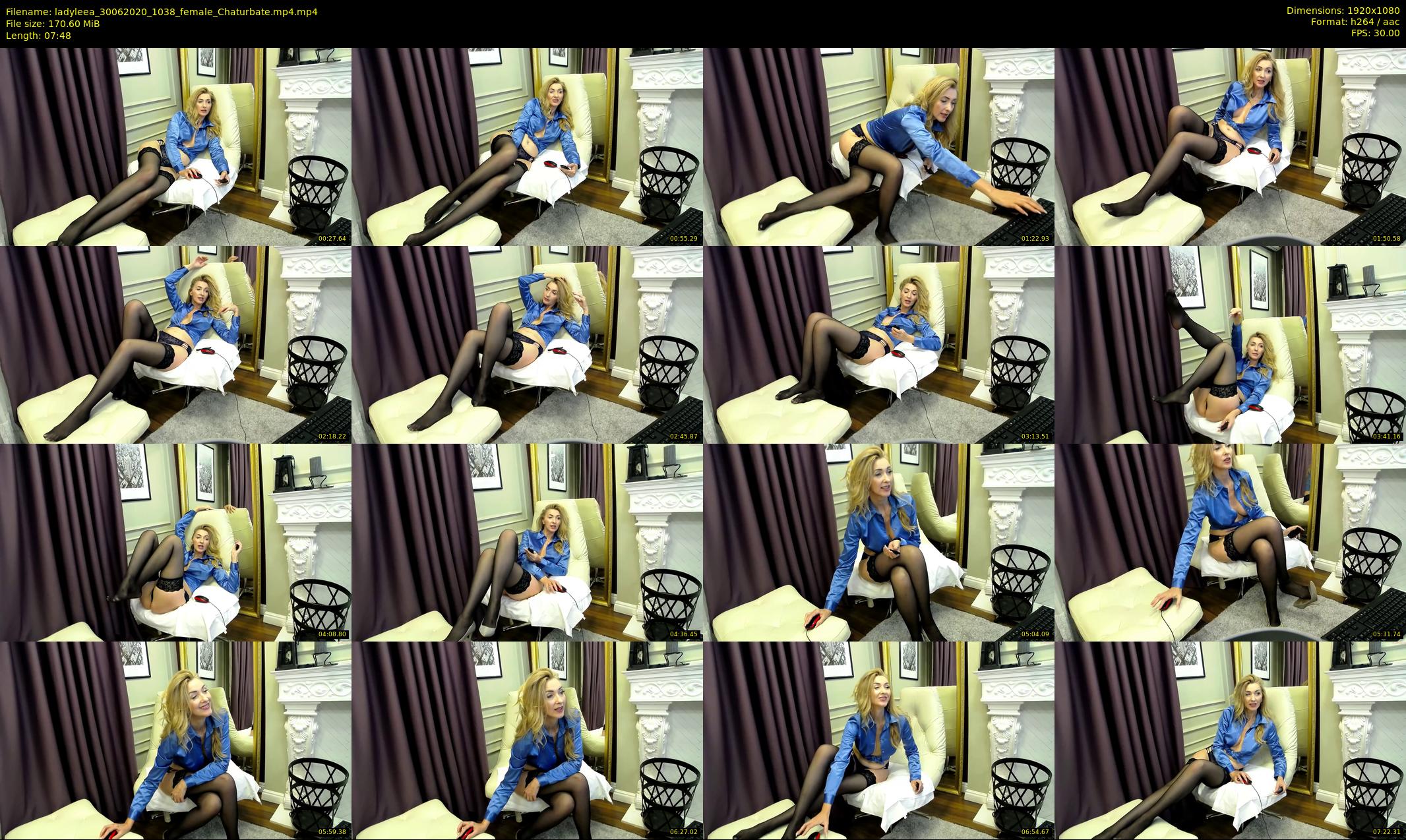 ladyleea — 8 minute Chaturbate female cam show recording, 1080p, Jun 30, 2020
