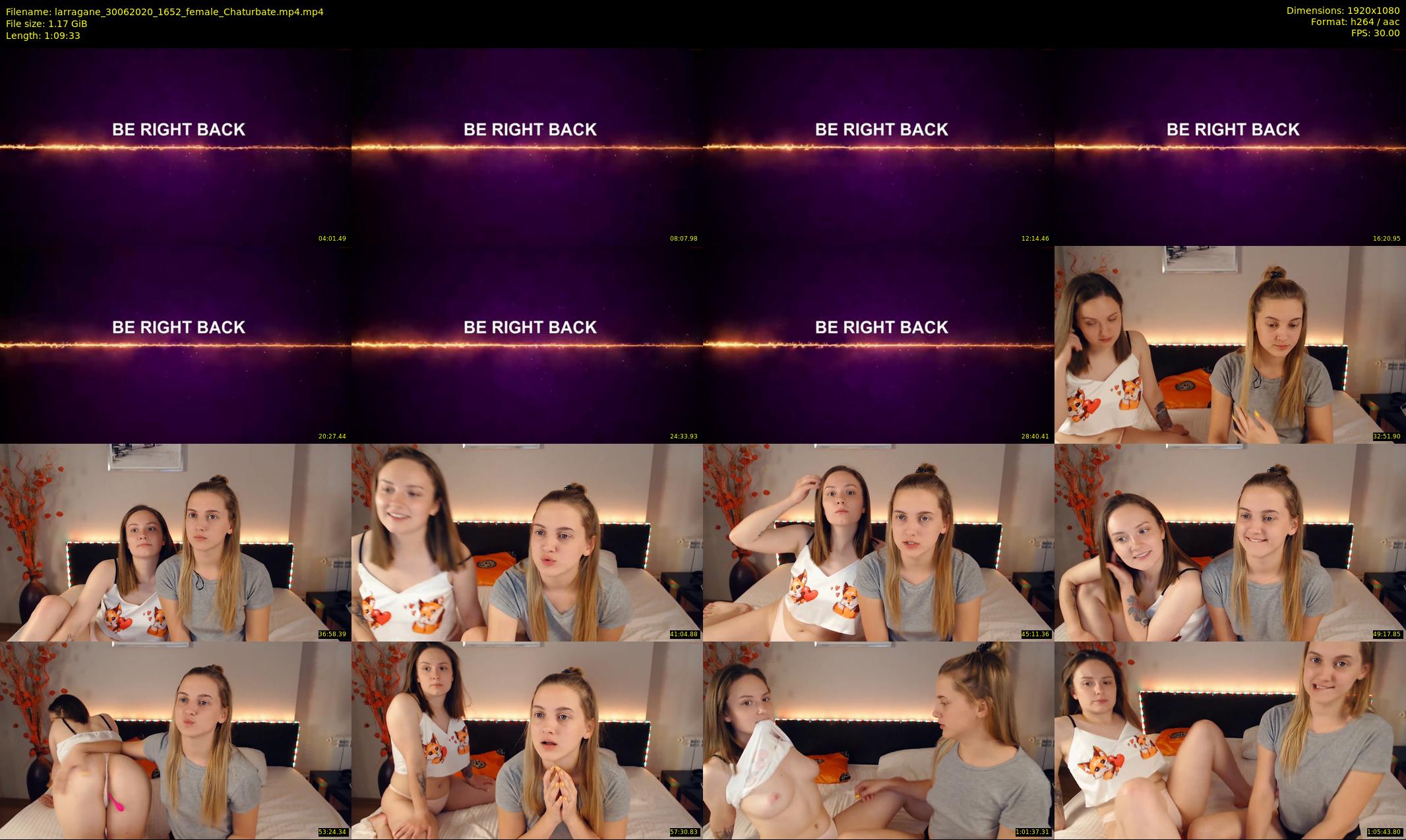 larragane — 70 minute Chaturbate couple cam show recording, 1080p, Jun 30, 2020