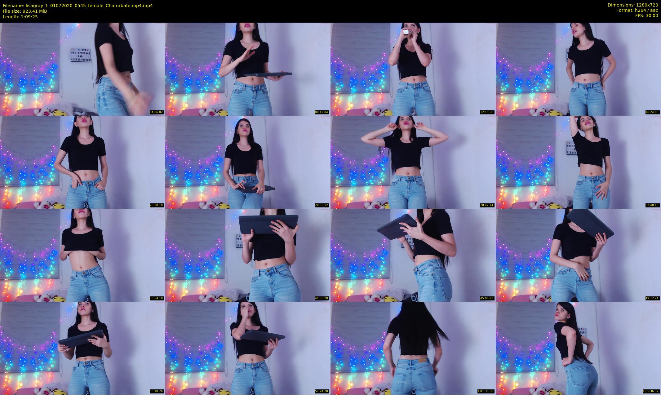 lisagray_1 — 70 minute Chaturbate female cam show recording, 720p, Jul 1, 2020