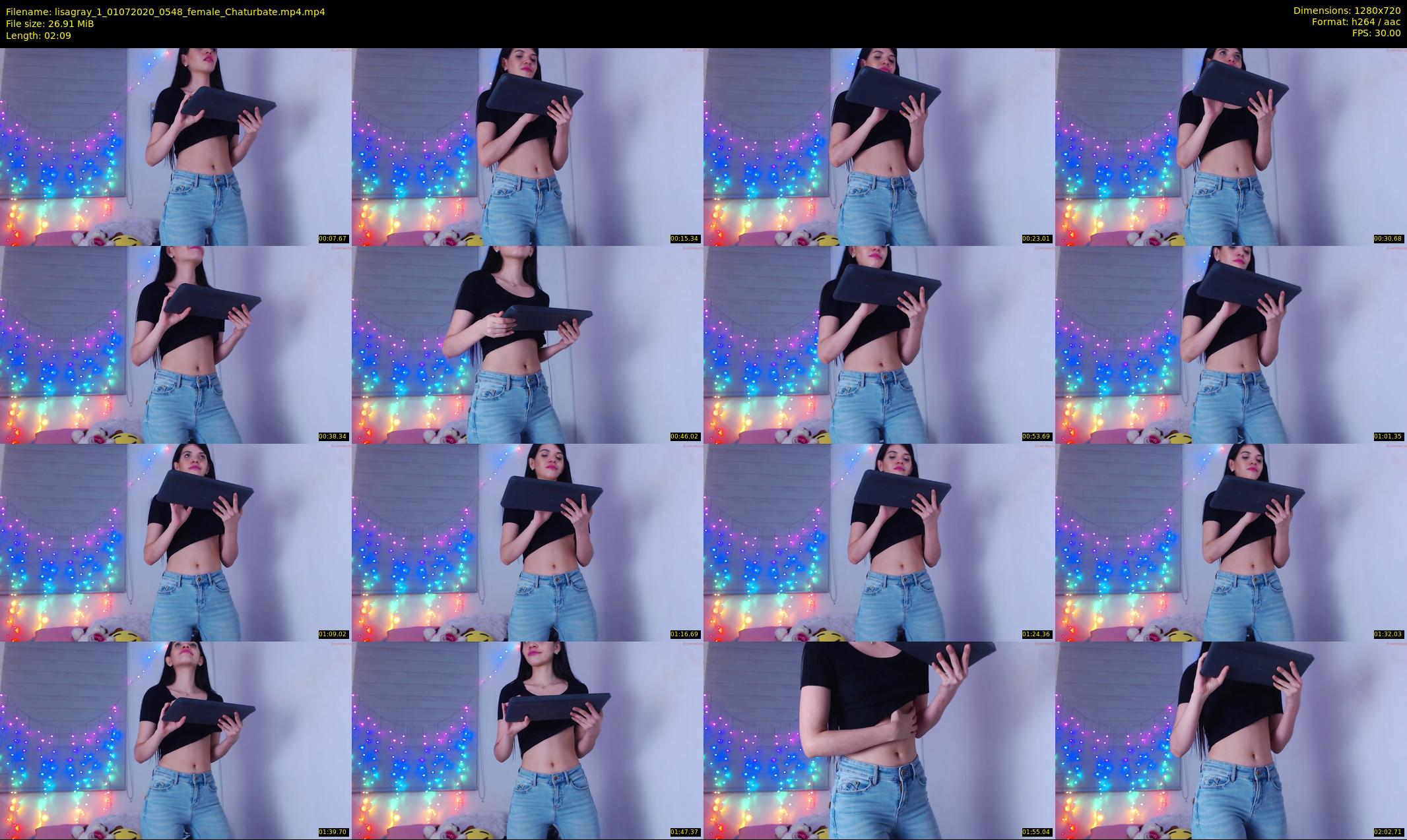 lisagray_1 — 3 minute Chaturbate female cam show recording, 720p, Jul 1, 2020
