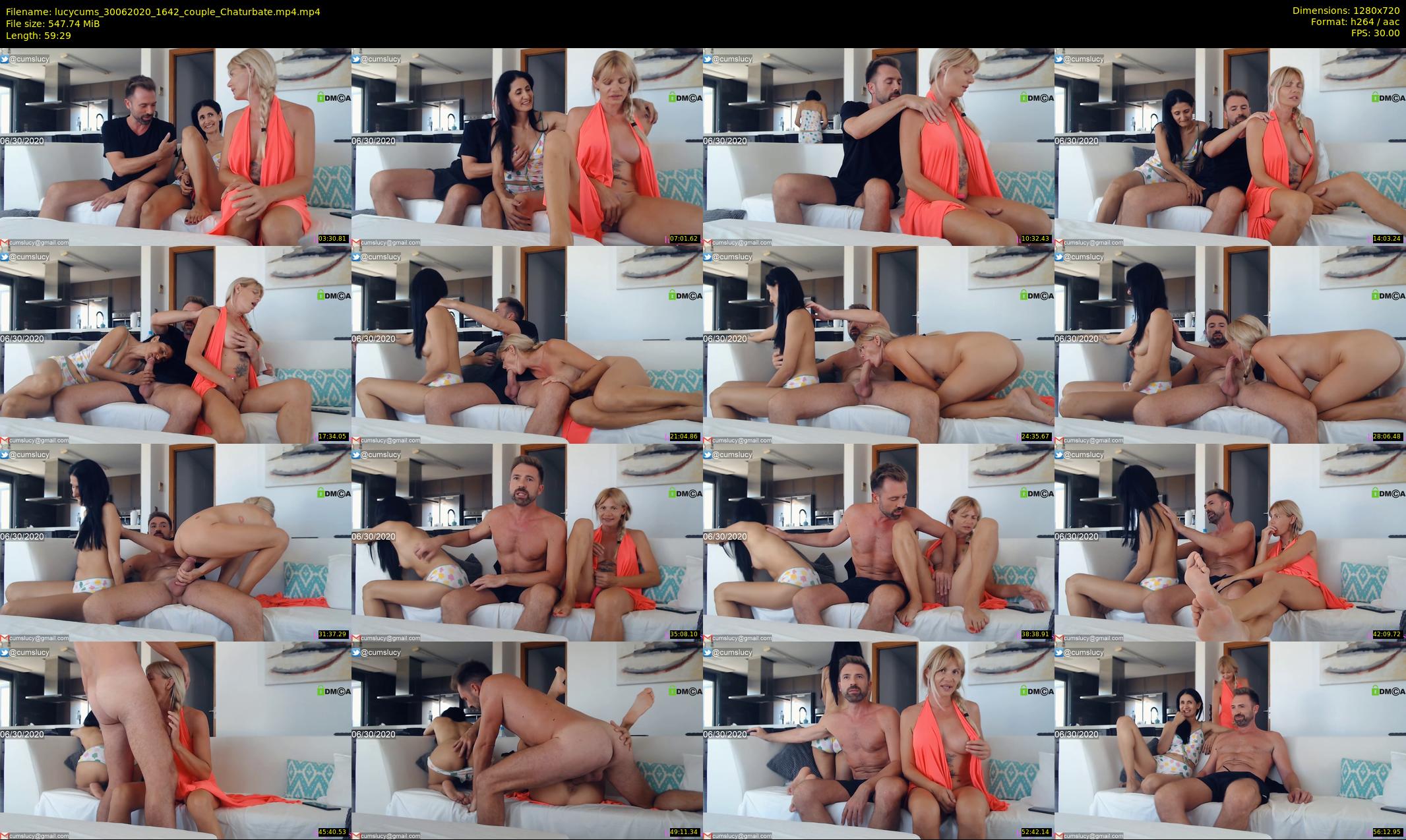 lucycums — 60 minute Chaturbate couple cam show recording, 720p, Jun 30, 2020