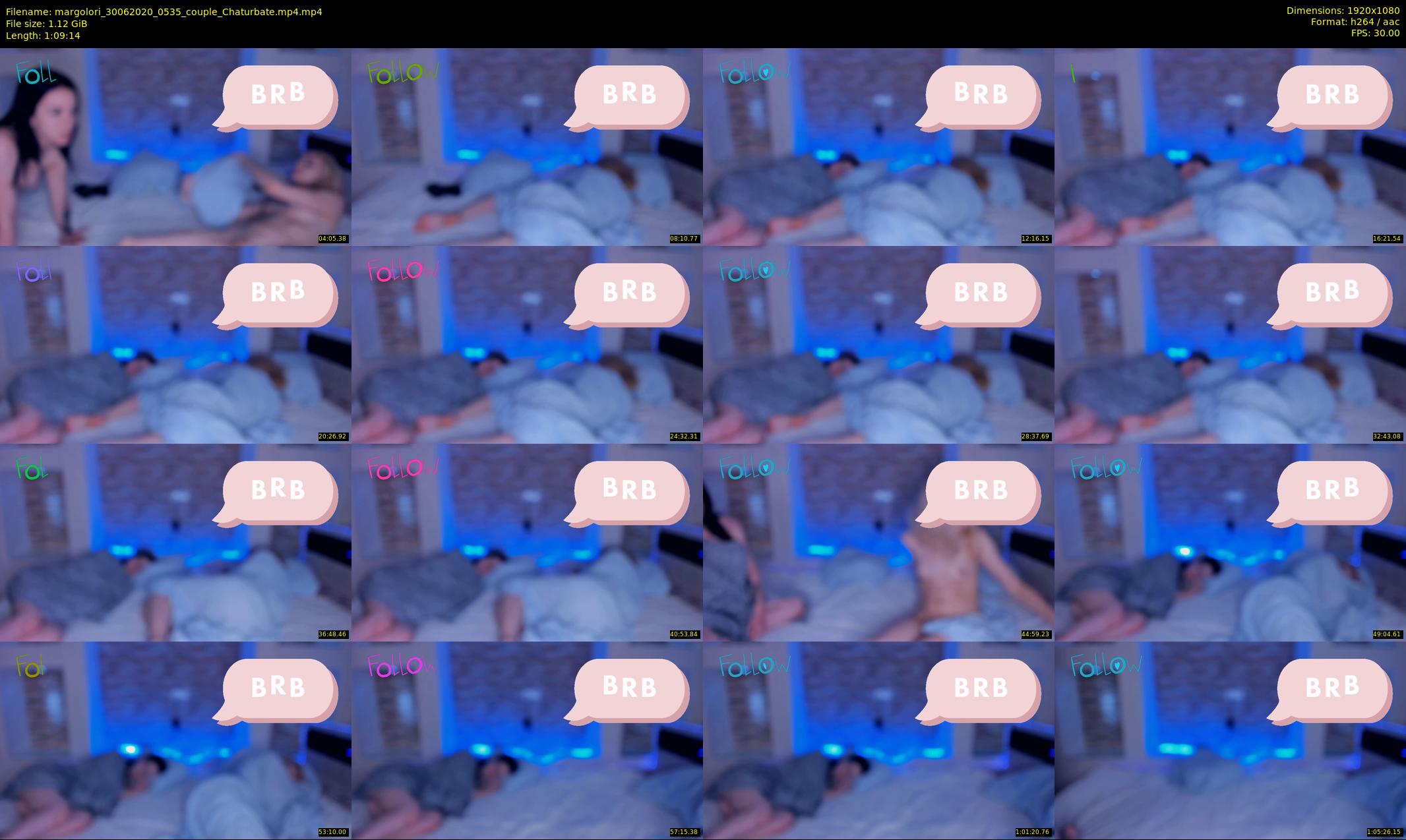 margolori — 70 minute Chaturbate couple cam show recording, 1080p, Jun 30, 2020